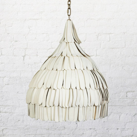 Luna Shard Handmade Clay Pendant Light Pendant Light Klaylife Matte Gold