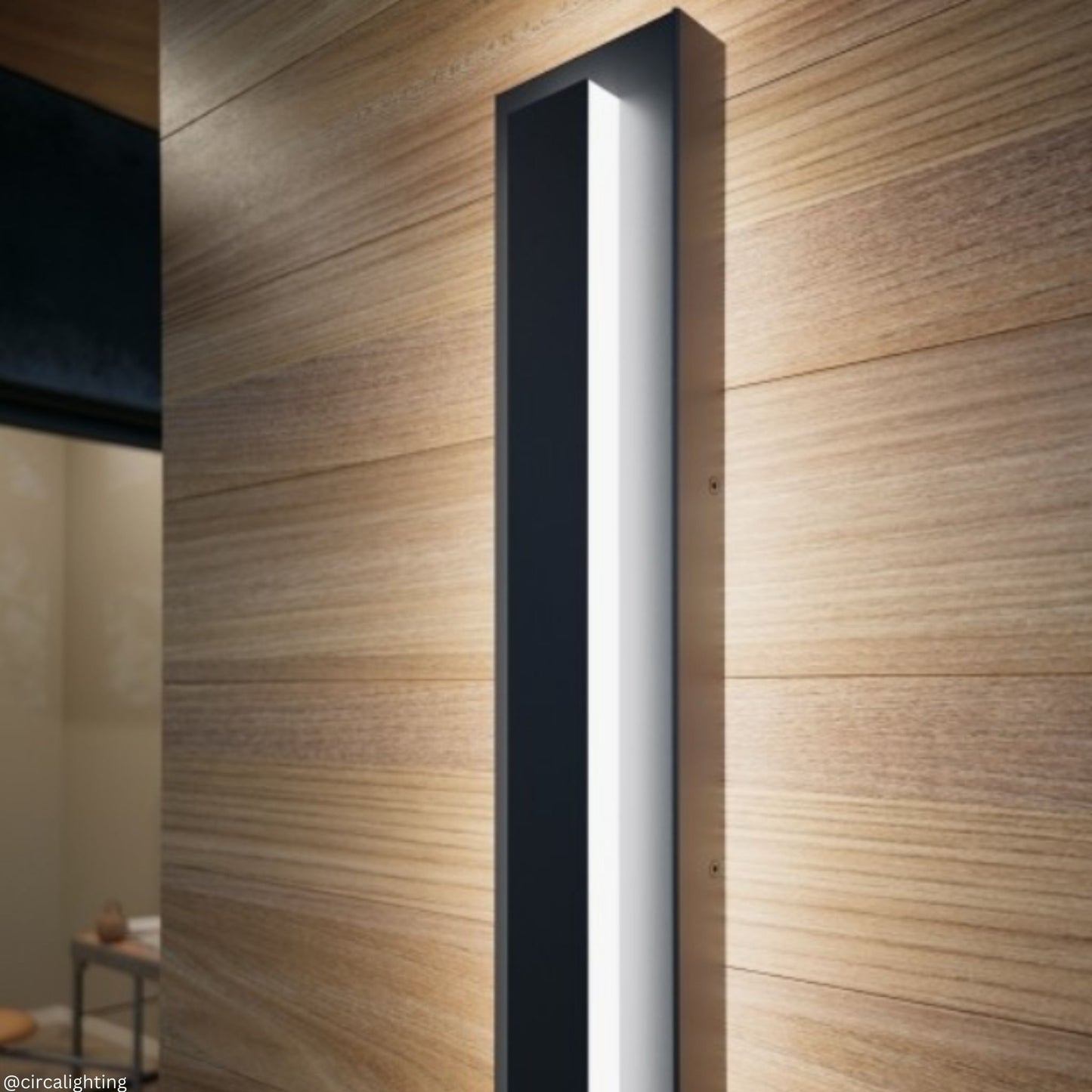 Sean Lavin Aspen 26" Outdoor Wall Sconce - Charcoal Wall Light Bloomingdales Lighting
