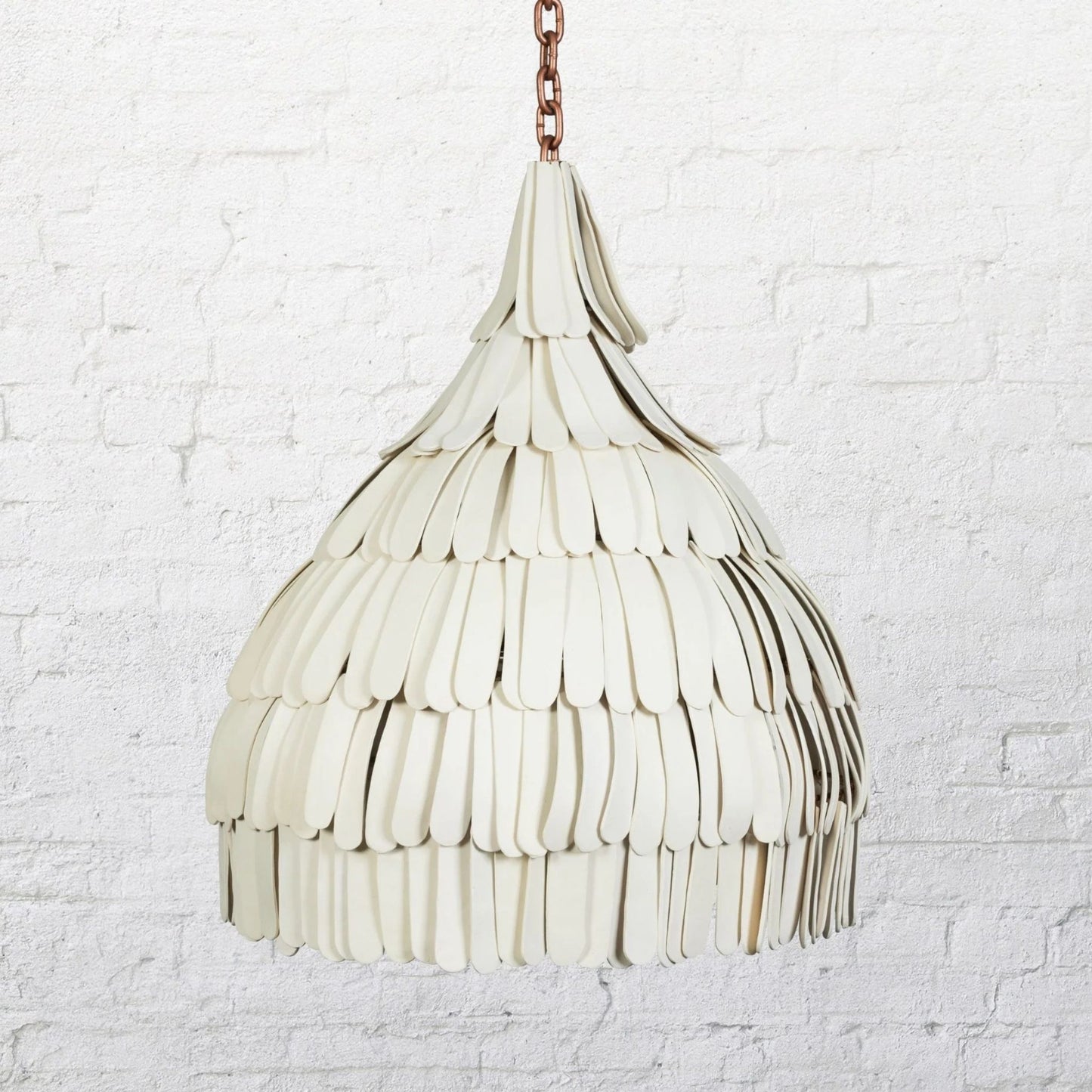 Luna Shard Handmade Clay Pendant Light Pendant Light Klaylife Copper