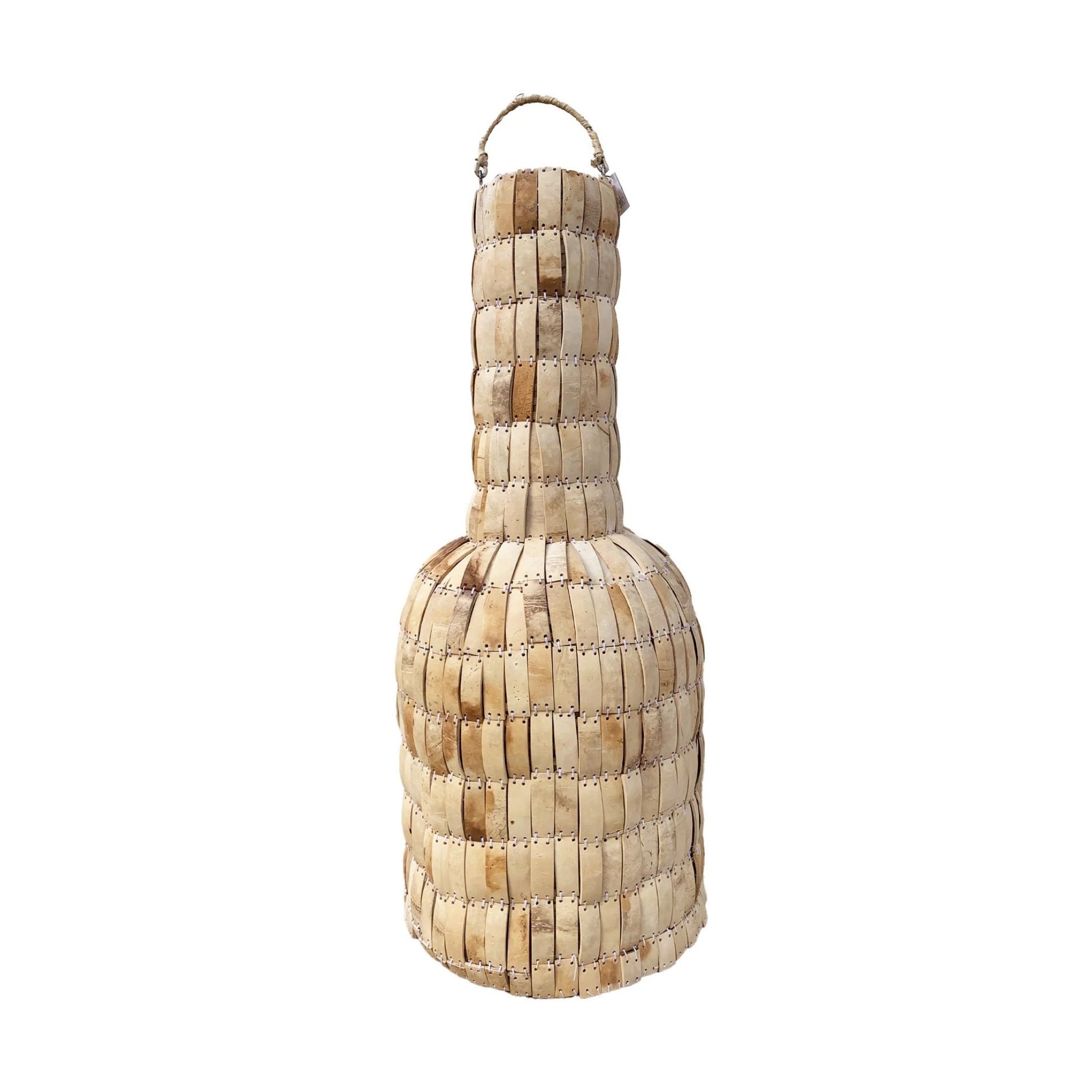 Cayha Coconut Shell Pendant Light Pendant Light Bisque Interiors