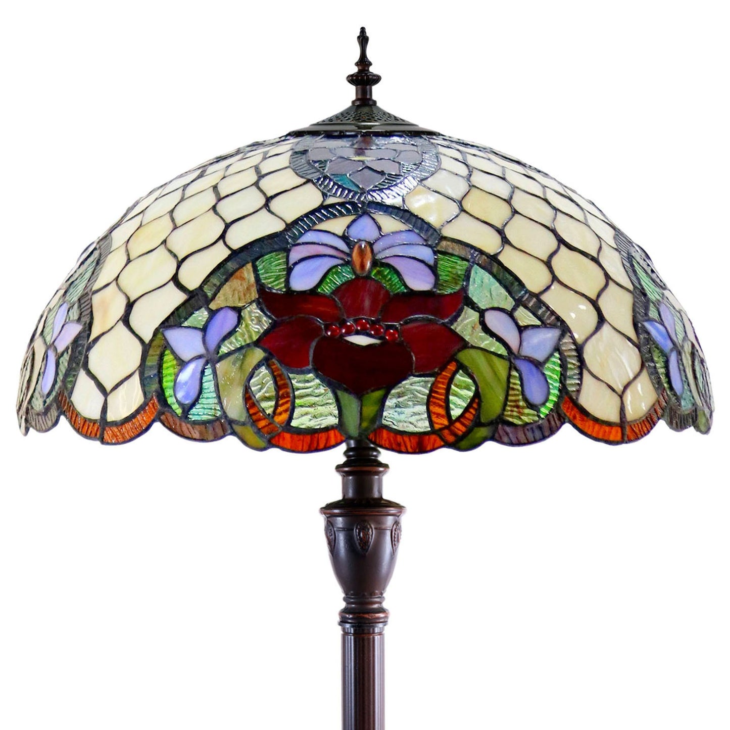 Alicia Stained Glass Floor Lamp Floor Lamp G&G Bros