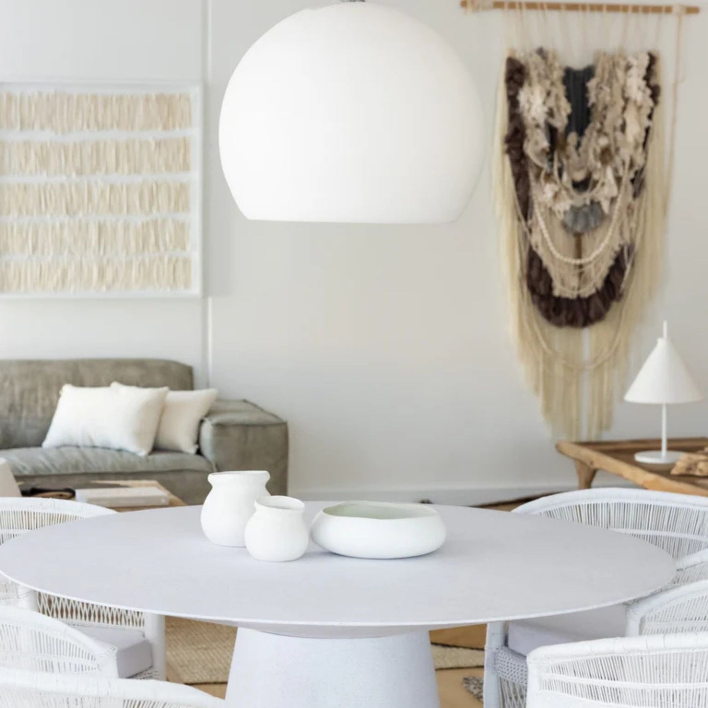 RoundUp Traditional Clay Pendant Light Pendant Light Klaylife