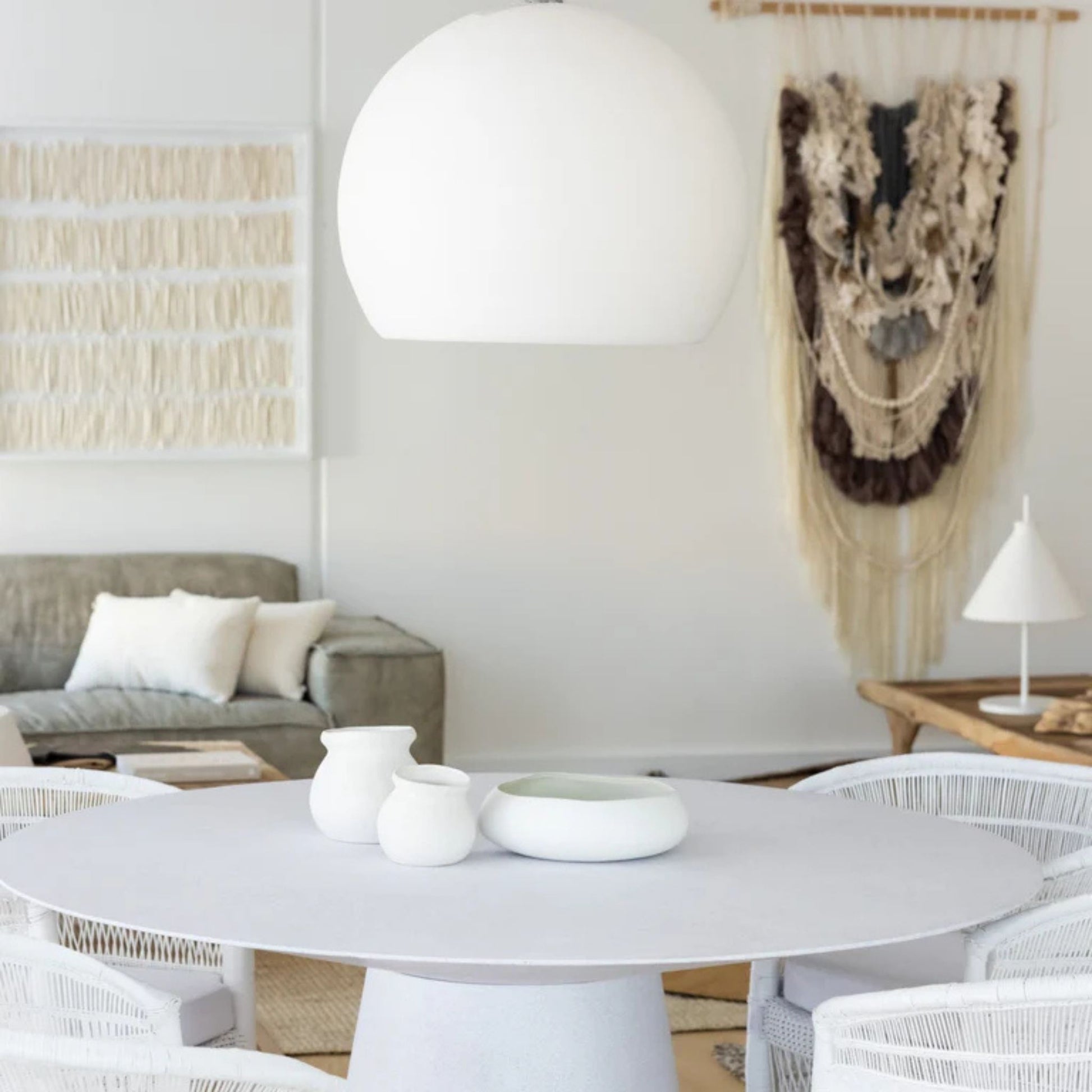 RoundUp Traditional Clay Pendant Light Pendant Light Klaylife