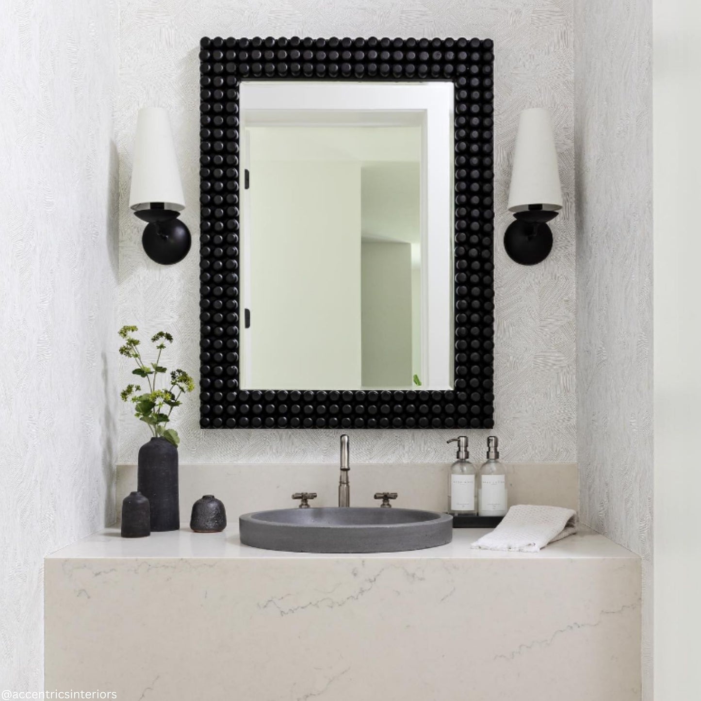 AERIN Fontaine Single Linen Wall Sconce - Aged Iron Wall Light Bloomingdales Lighting