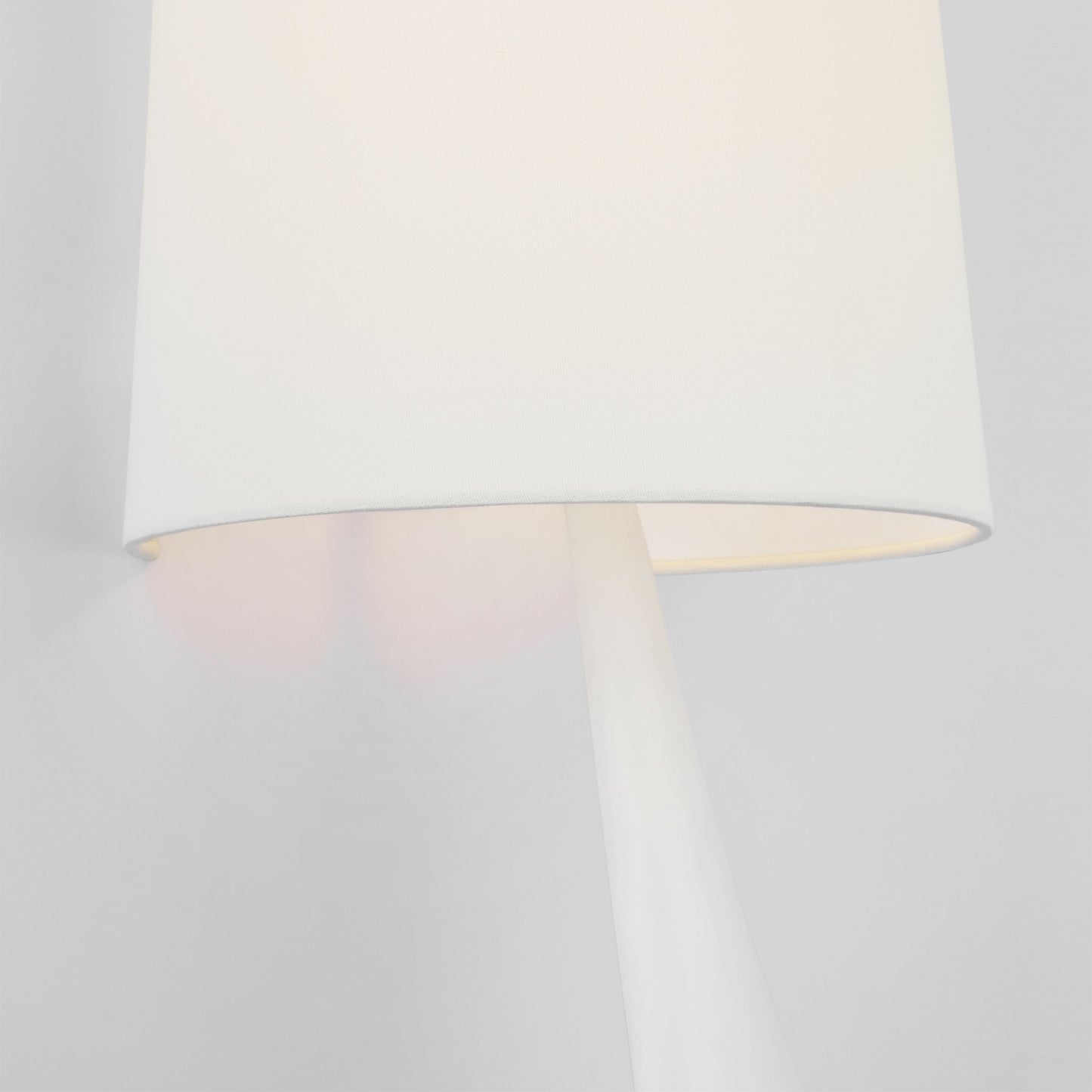 AERIN Gaya Medium Linen Wall Sconce - Plaster White Wall Light Bloomingdales Lighting
