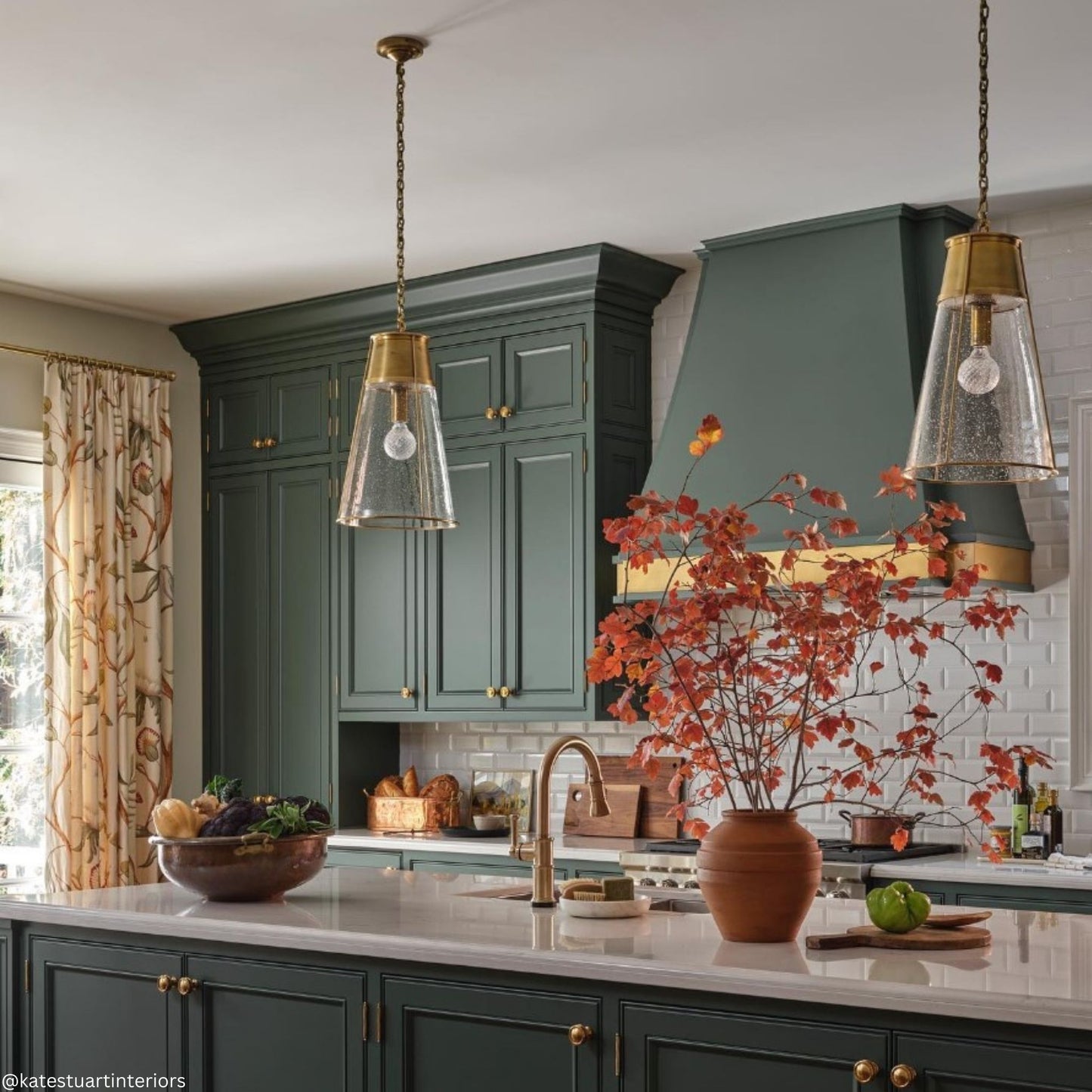 Thomas O'Brien Robinson Large Seeded Glass Pendant Light - Brass Pendant Light Bloomingdales Lighting