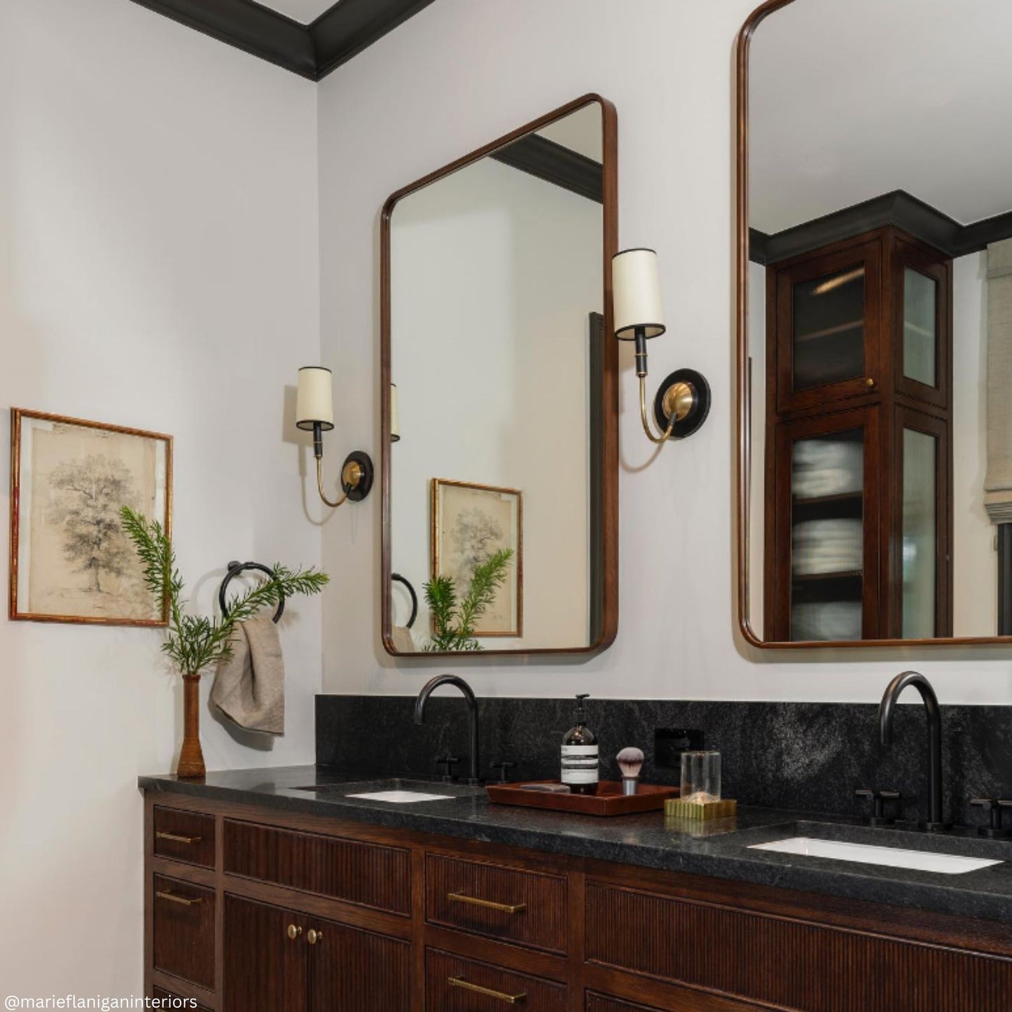 Thomas O'Brien Elkins Linen Wall Sconce - Bronze and Brass Wall Light Bloomingdales Lighting