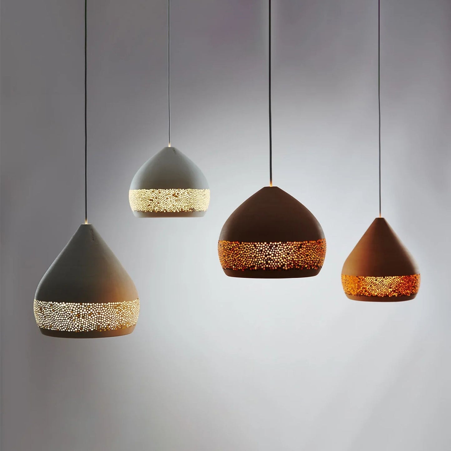 SpongeOh Handmade Clay Pendant Light Pendant Light Klaylife