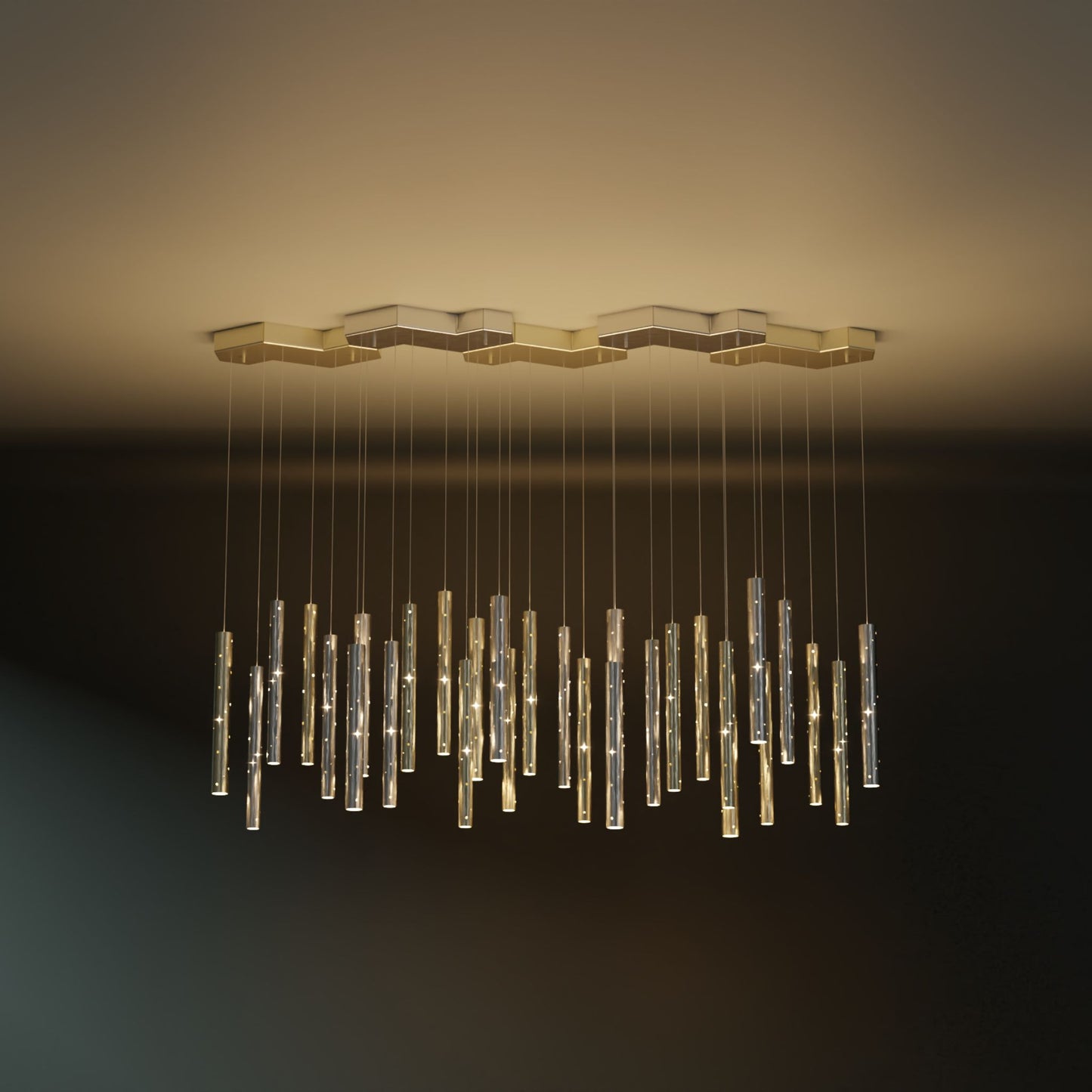 Rain Multi Drop Pendant Light Pendant Light ILANEL