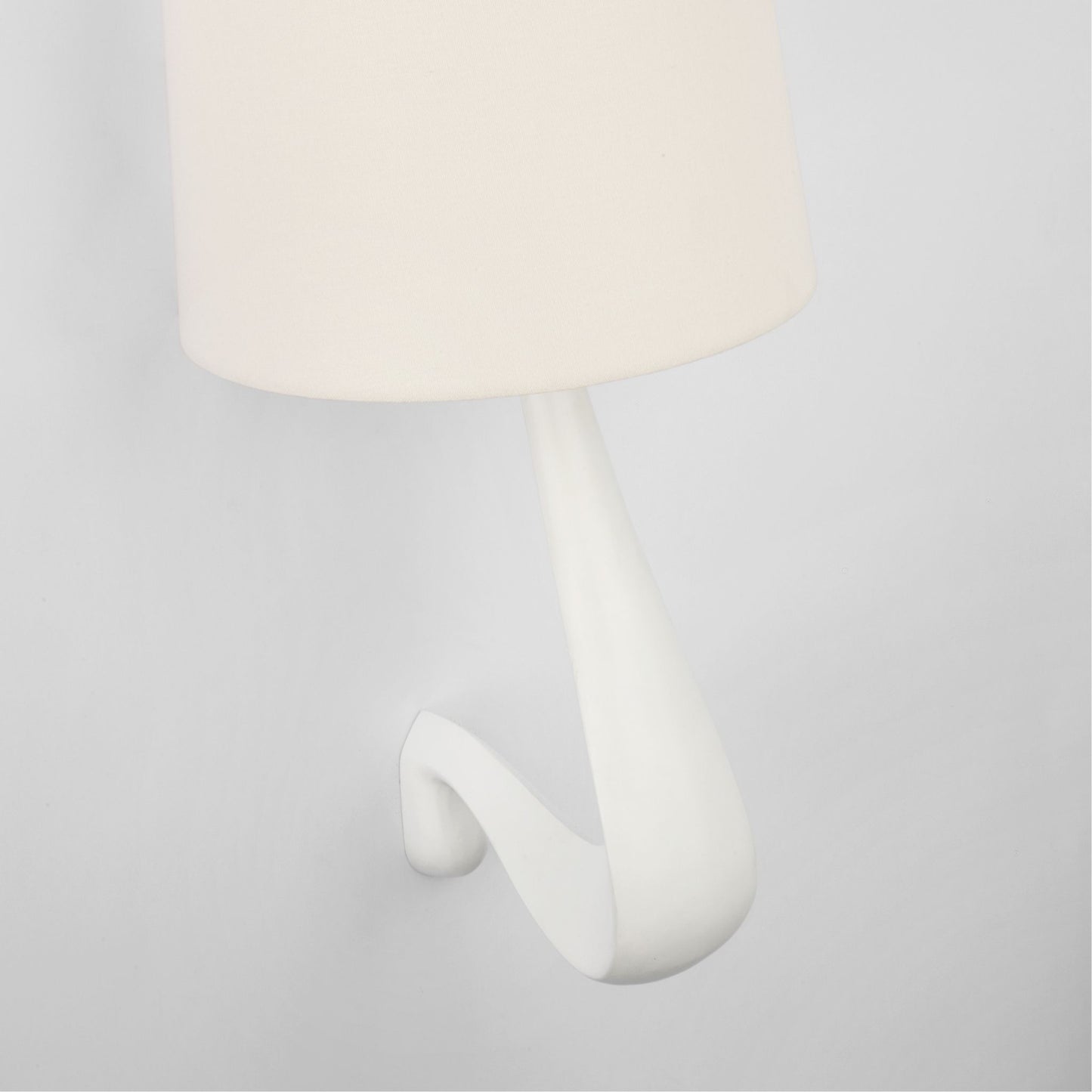 AERIN Gaya Medium Linen Wall Sconce - Plaster White Wall Light Bloomingdales Lighting