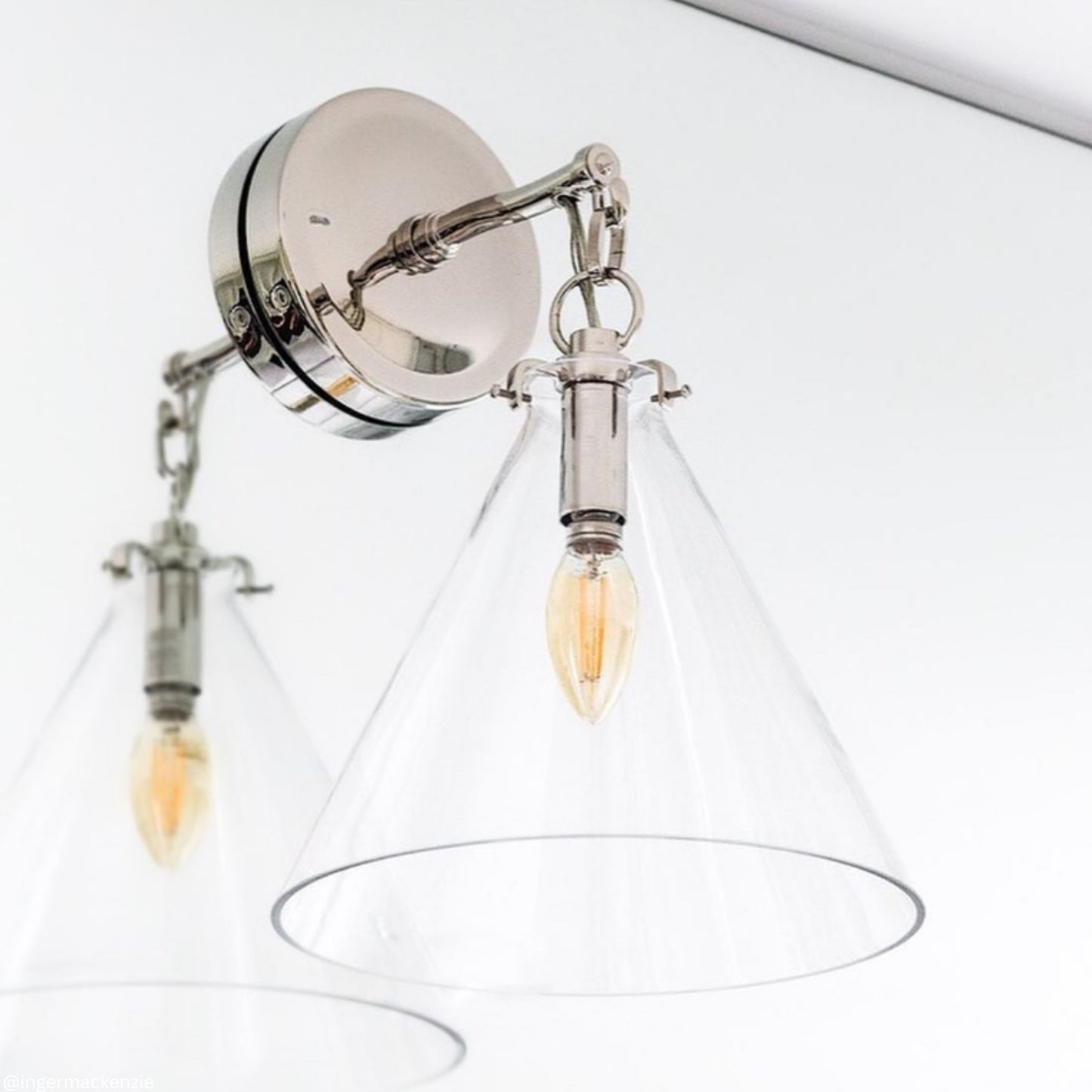 Thomas O'Brien Katie Small Conical Wall Sconce - Polished Nickel Wall Light Bloomingdales Lighting