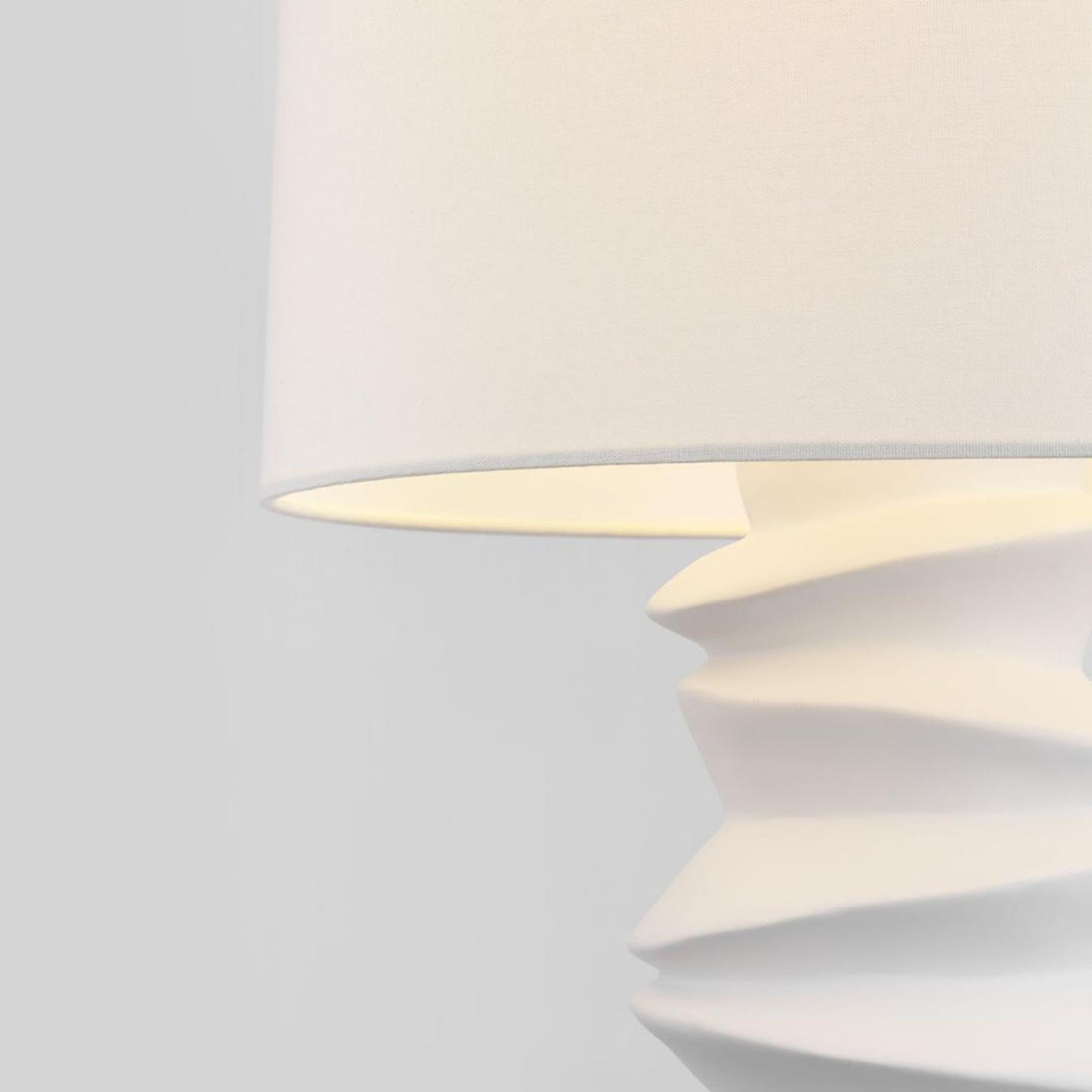 Julie Neill Karissa Medium Linen Table Lamp - Plaster White Table Lamp Bloomingdales Lighting