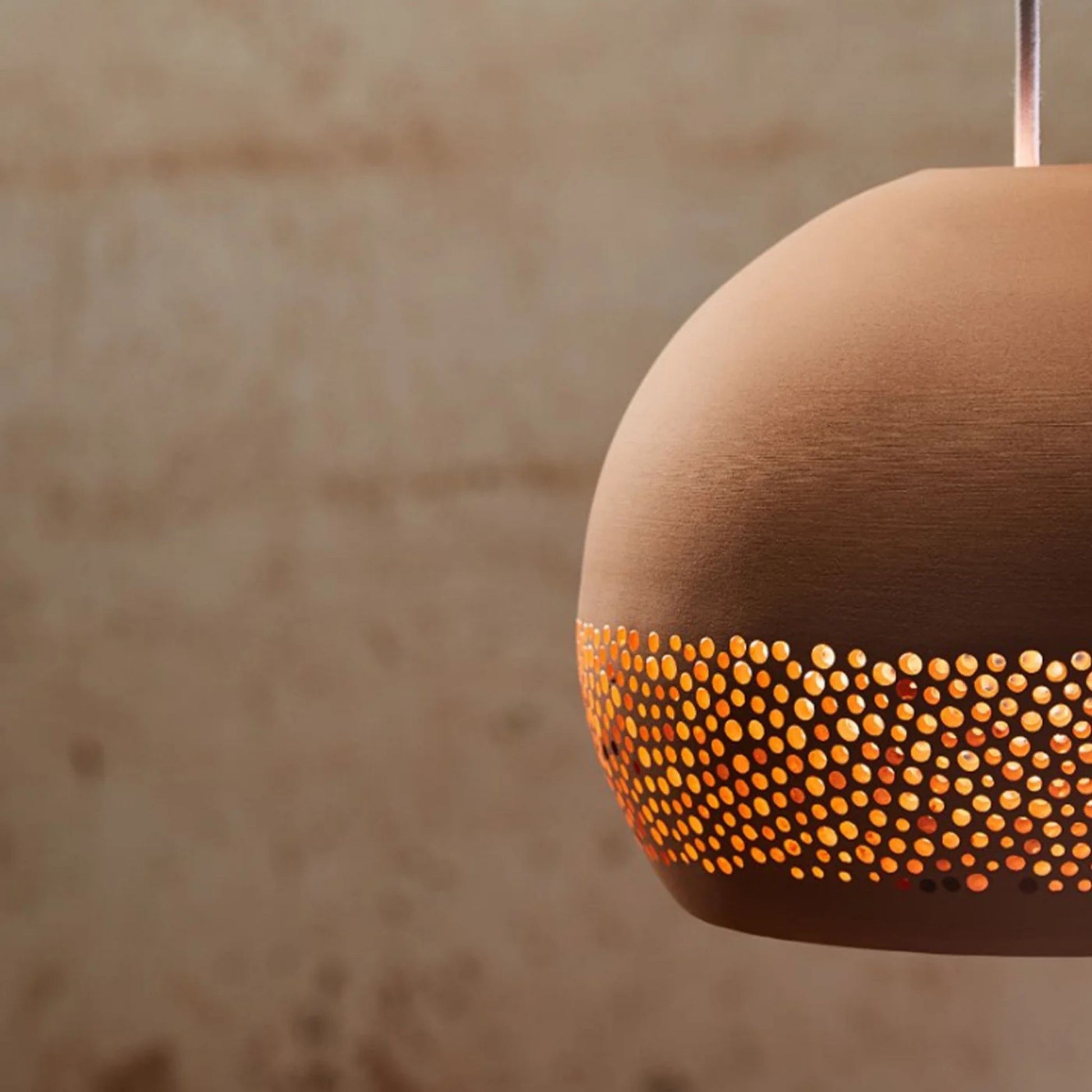 SpongeRo Handmade Clay Pendant Light Pendant Light Klaylife