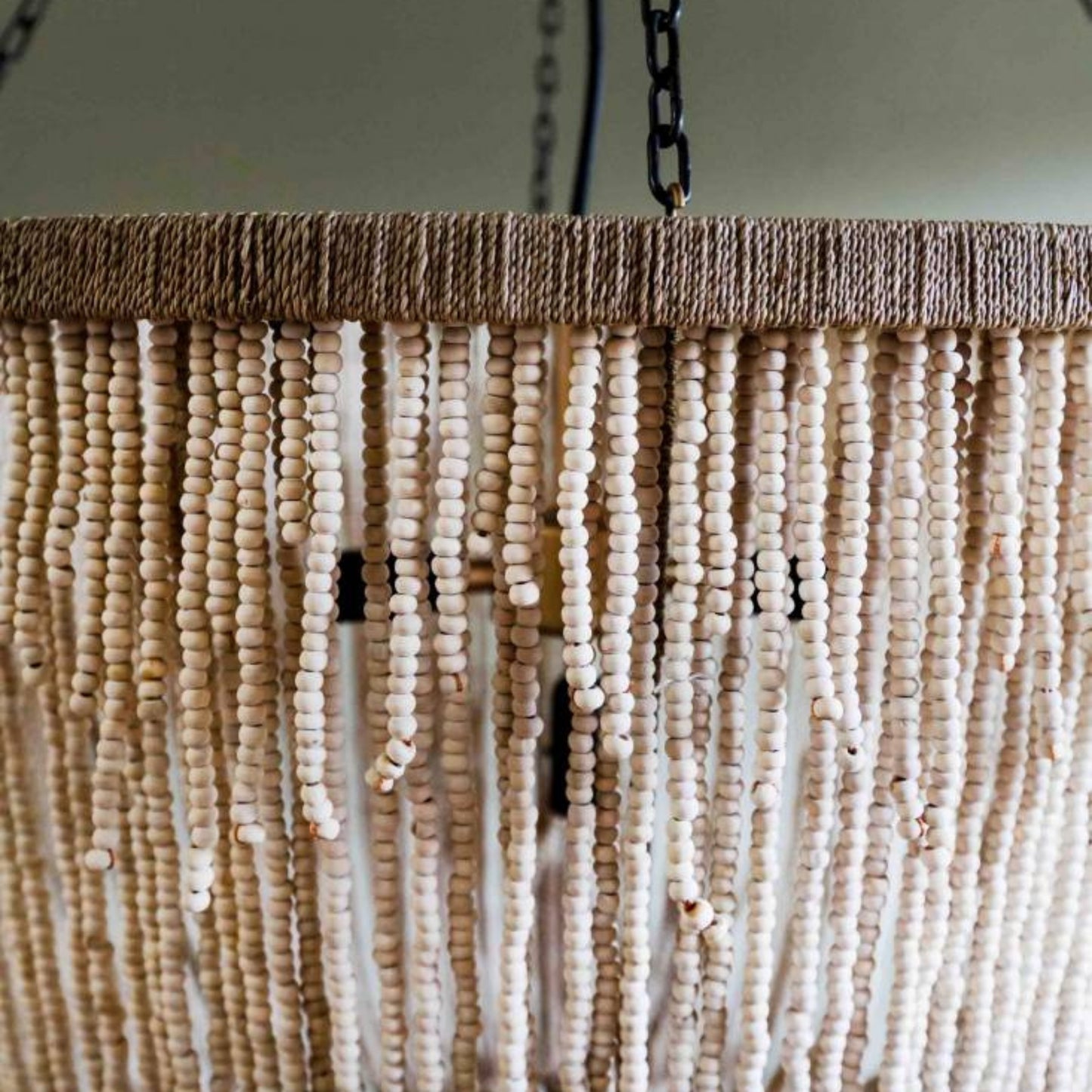 Mauritius Natural Bead Chandelier Chandelier Gypset Cargo
