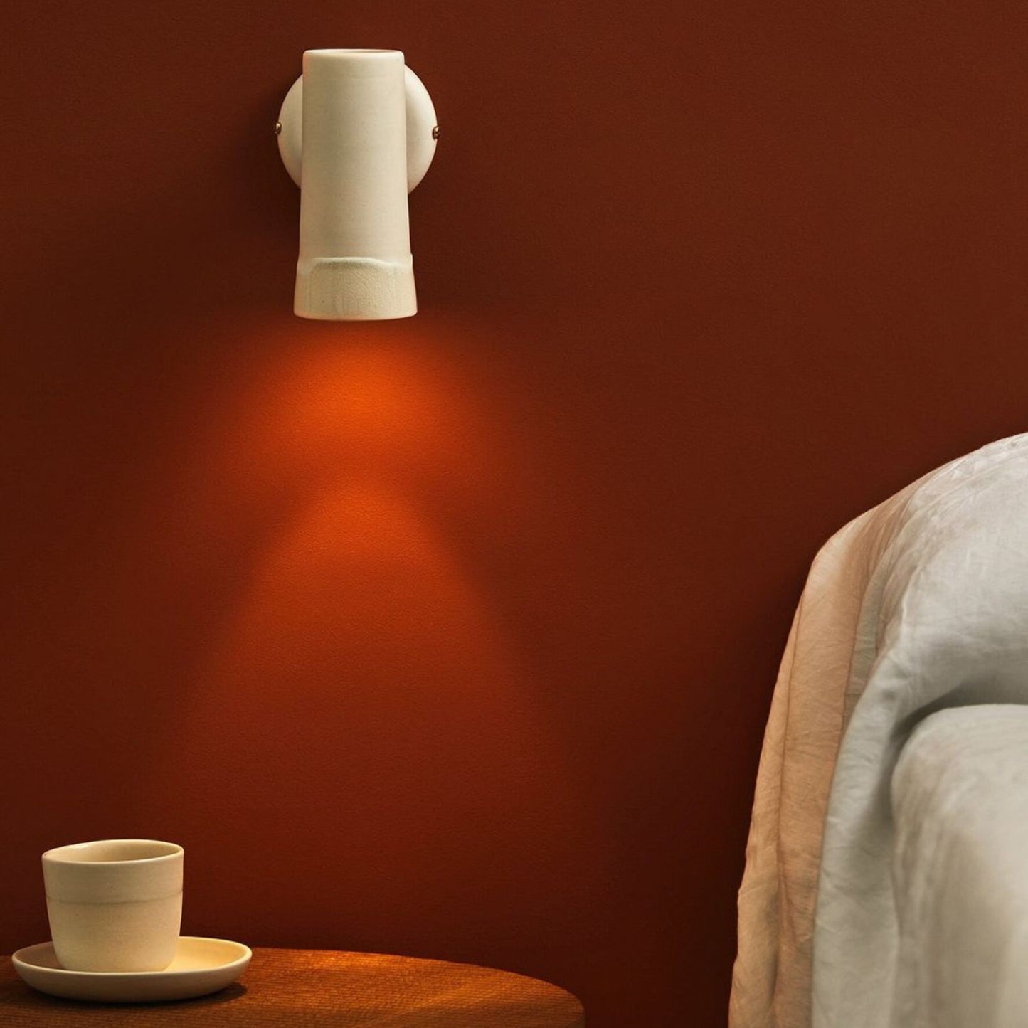 Dusked Evo Small Ceramic Wall Sconce Wall Light Studio Enti