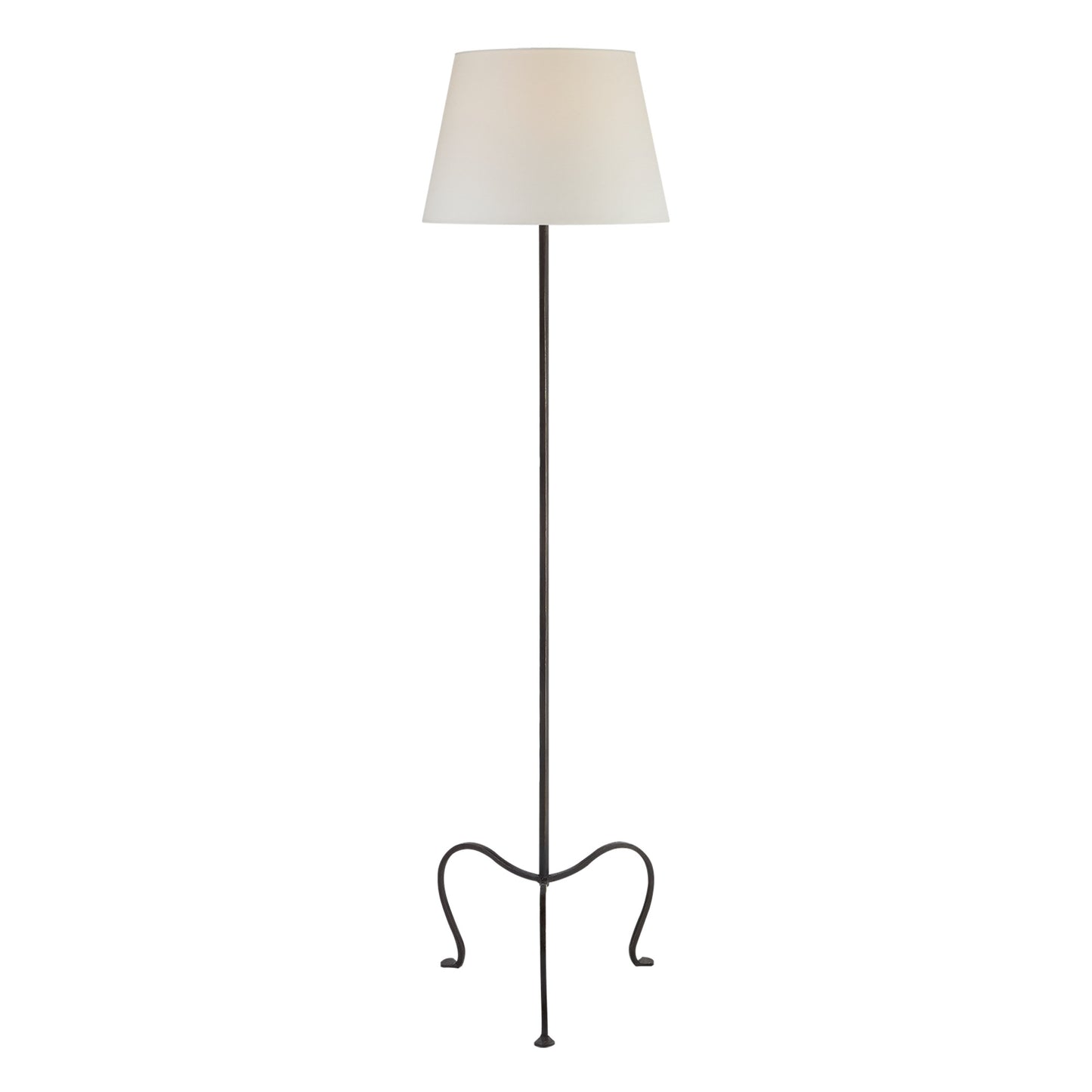 J. Randall Powers Albert Petite Tri-Leg Floor Lamp - Gilded Iron Floor Lamp Bloomingdales Lighting Aged Iron