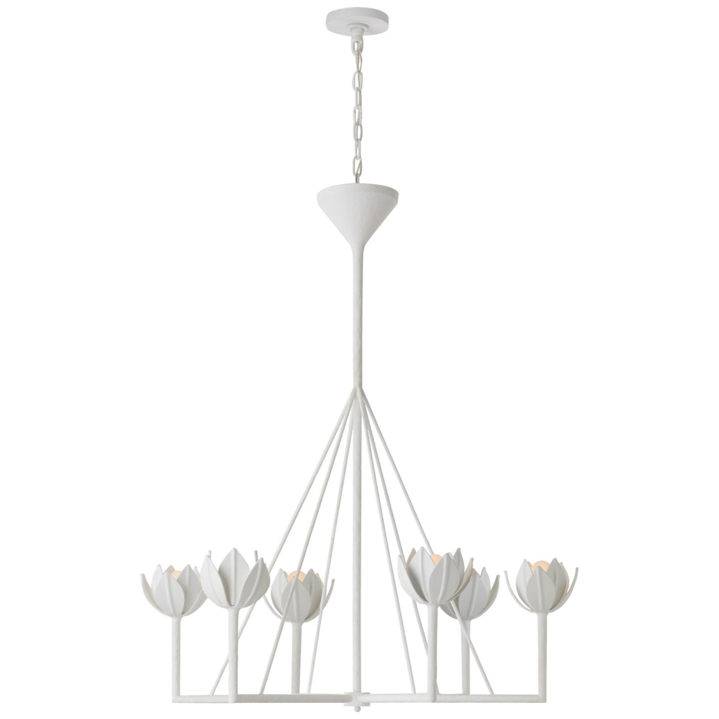 Julie Neill Alberto Small Single-Tier Chandelier - Plaster White Pendant Light Bloomingdales Lighting Plaster White Large