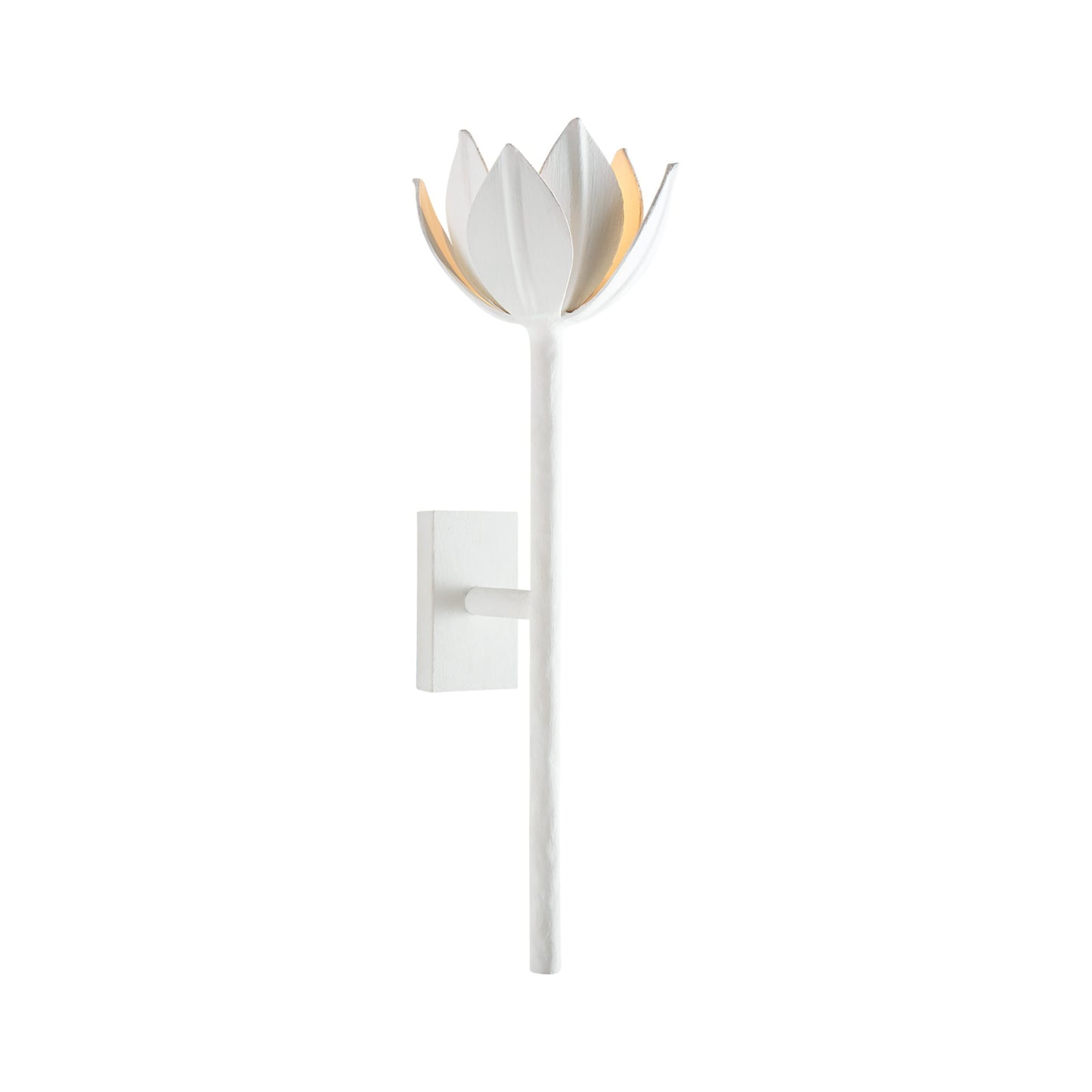 Julie Neill Alberto Medium Gold Leaf Wall Sconce Wall Light Bloomingdales Lighting White