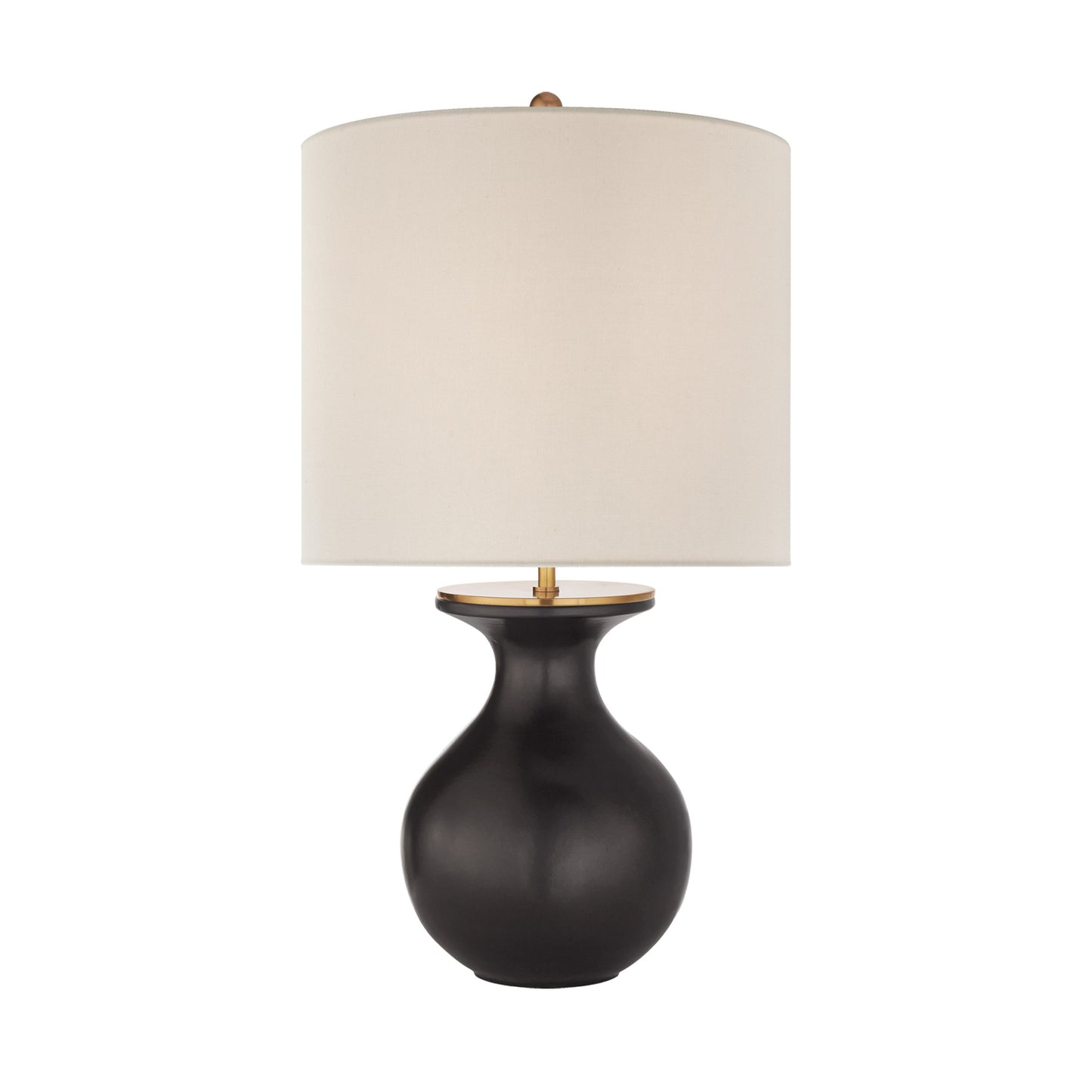 Kate Spade Albie Small Linen Table Lamp Table Lamp Bloomingdales Lighting Metallic Black