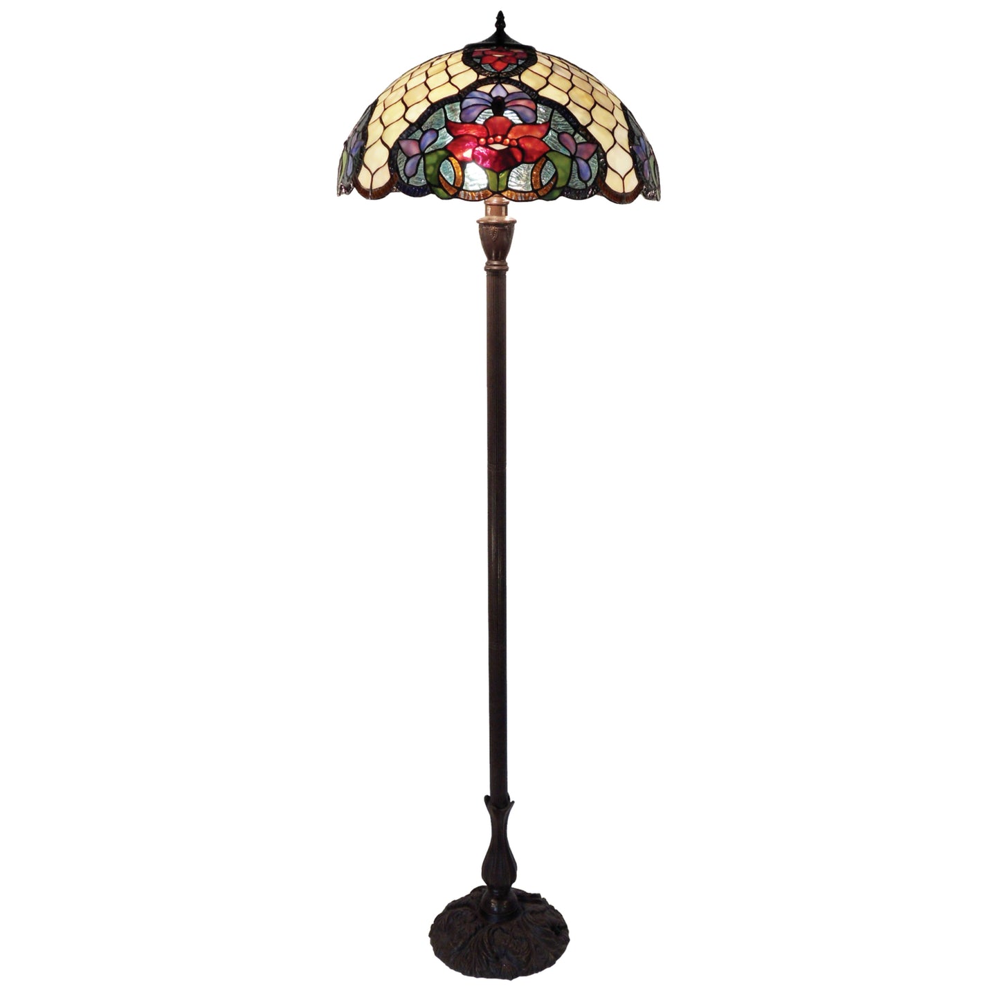 Alicia Stained Glass Floor Lamp Floor Lamp G&G Bros
