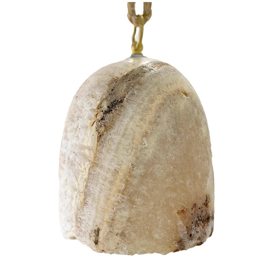 Alina Natural Onyx Pendant Light Pendant Light Bisque Interiors