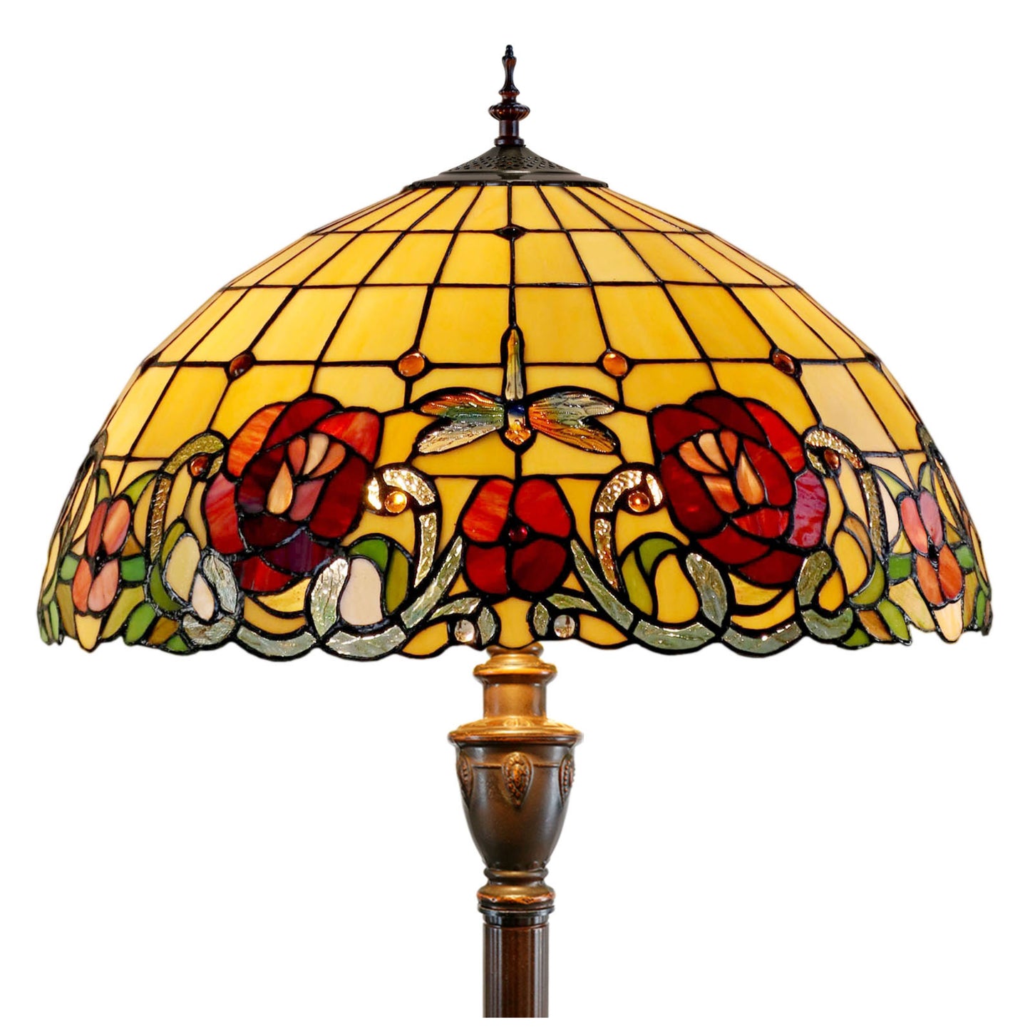 Armadeus Stained Glass Floor Lamp Floor Lamp G&G Bros