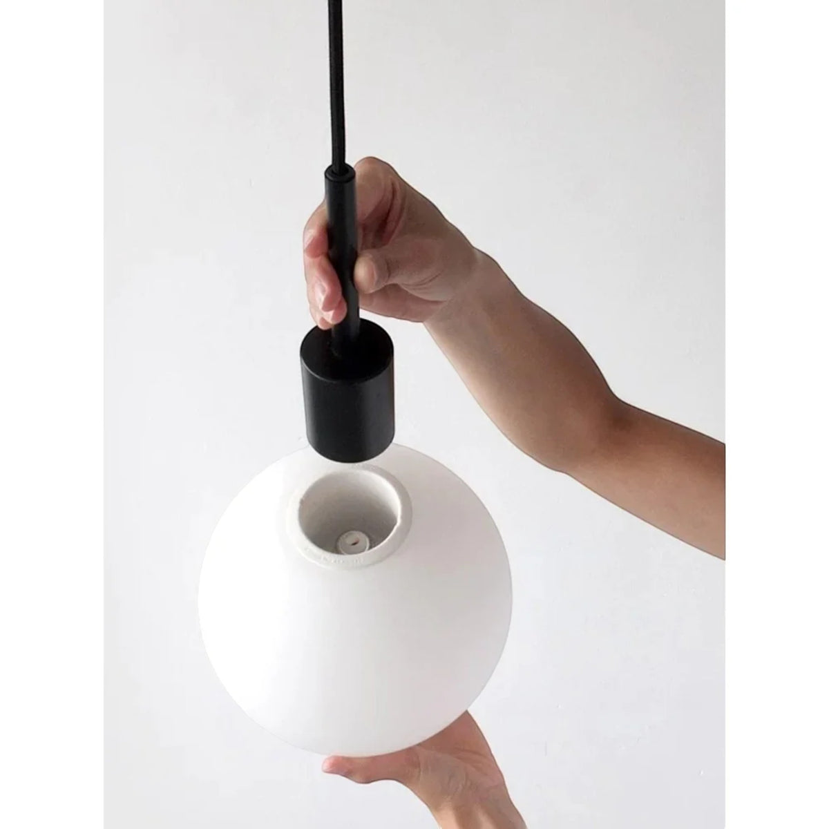 Audo CPH TR Bulb Glass Pendant Light - Shiny Opal Pendant Light Design Mode