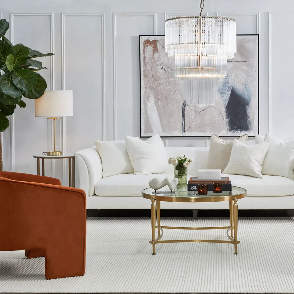 Zara Brass 3 Tier Pendant Light Pendant Light Cafe Lighting