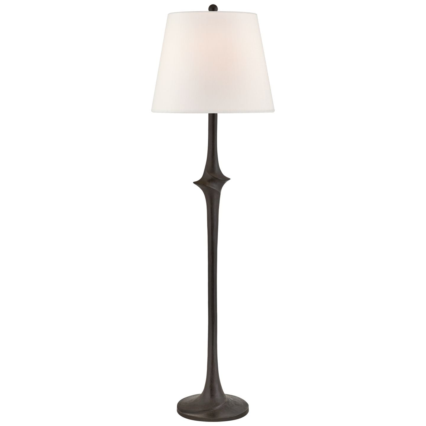 Chapman & Myers Bates Large Sculpted Floor Lamp - Aged Iron Floor Lamp Bloomingdales Lighting