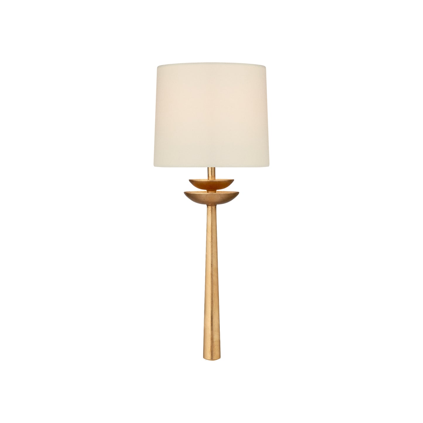 AERIN Beaumont Linen Medium Tail Sconce - Aged Iron Wall Light Bloomingdales Lighting