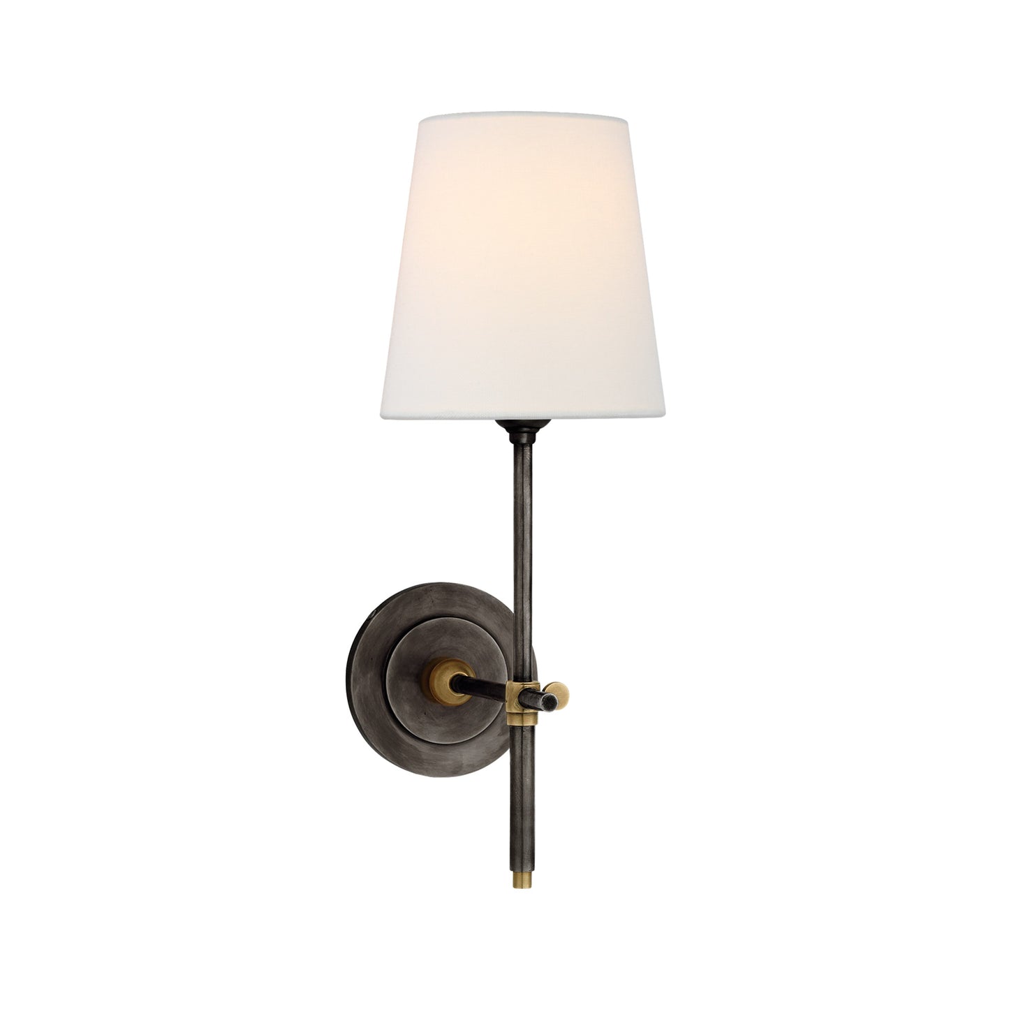 Thomas O'Brien Bryant Wall Sconce - Bronze and Brass Wall Light Bloomingdales Lighting Bronze & Brass