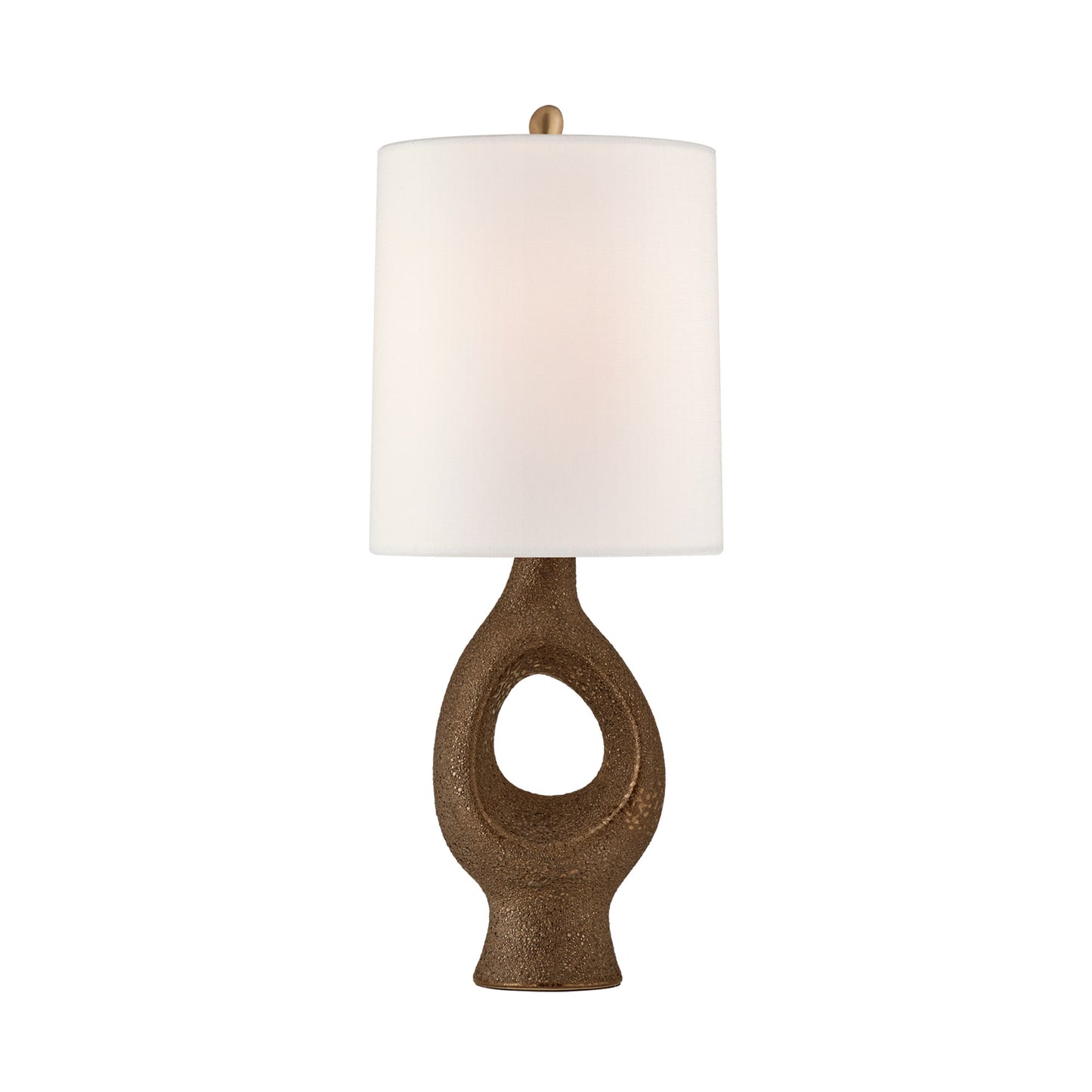 AERIN Capra Medium Raw Organic Table Lamp - Burnt Gold Table Lamp Bloomingdales Lighting Burnt Gold
