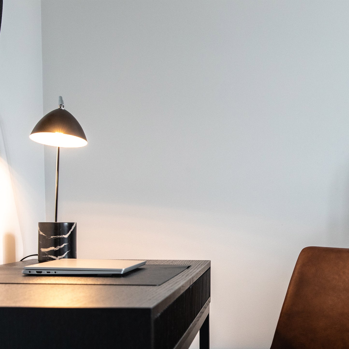 Capri Marble Table Lamp - Black Table Lamp Bloomingdales Lighting
