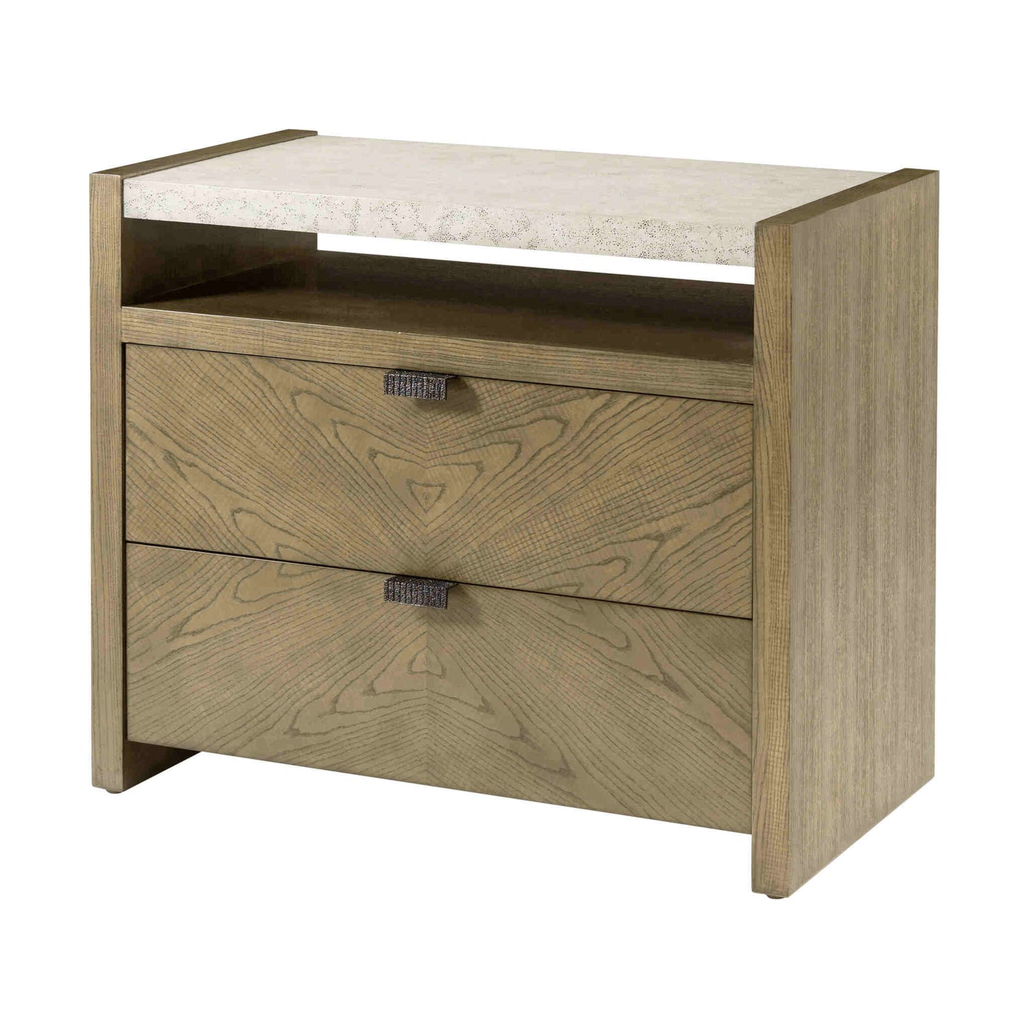 Theodore Alexander Catalina Three Drawer Nightstand - Dune Bedside Table Bloomingdales Dune Two Drawer