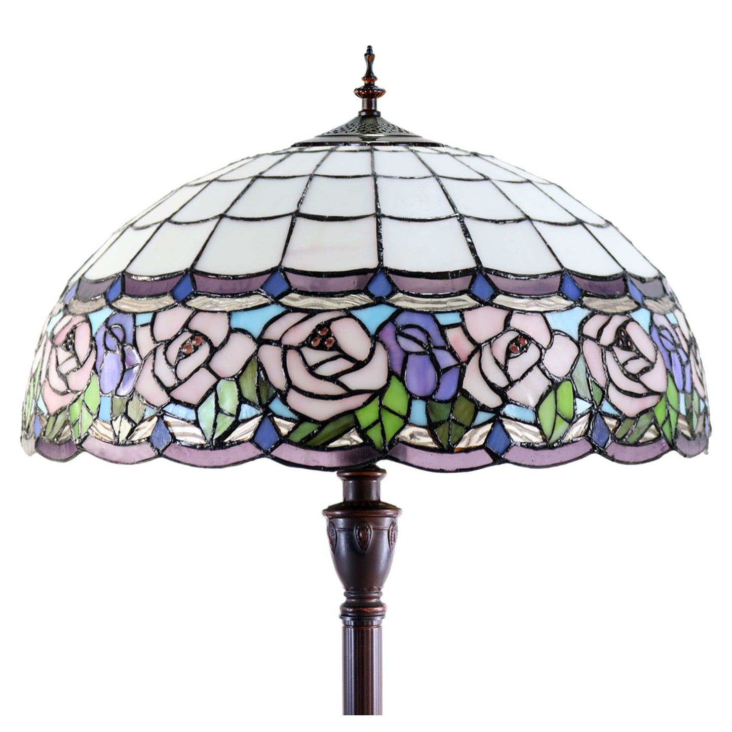 Chandell Stained Glass Floor Lamp Floor Lamp G&G Bros