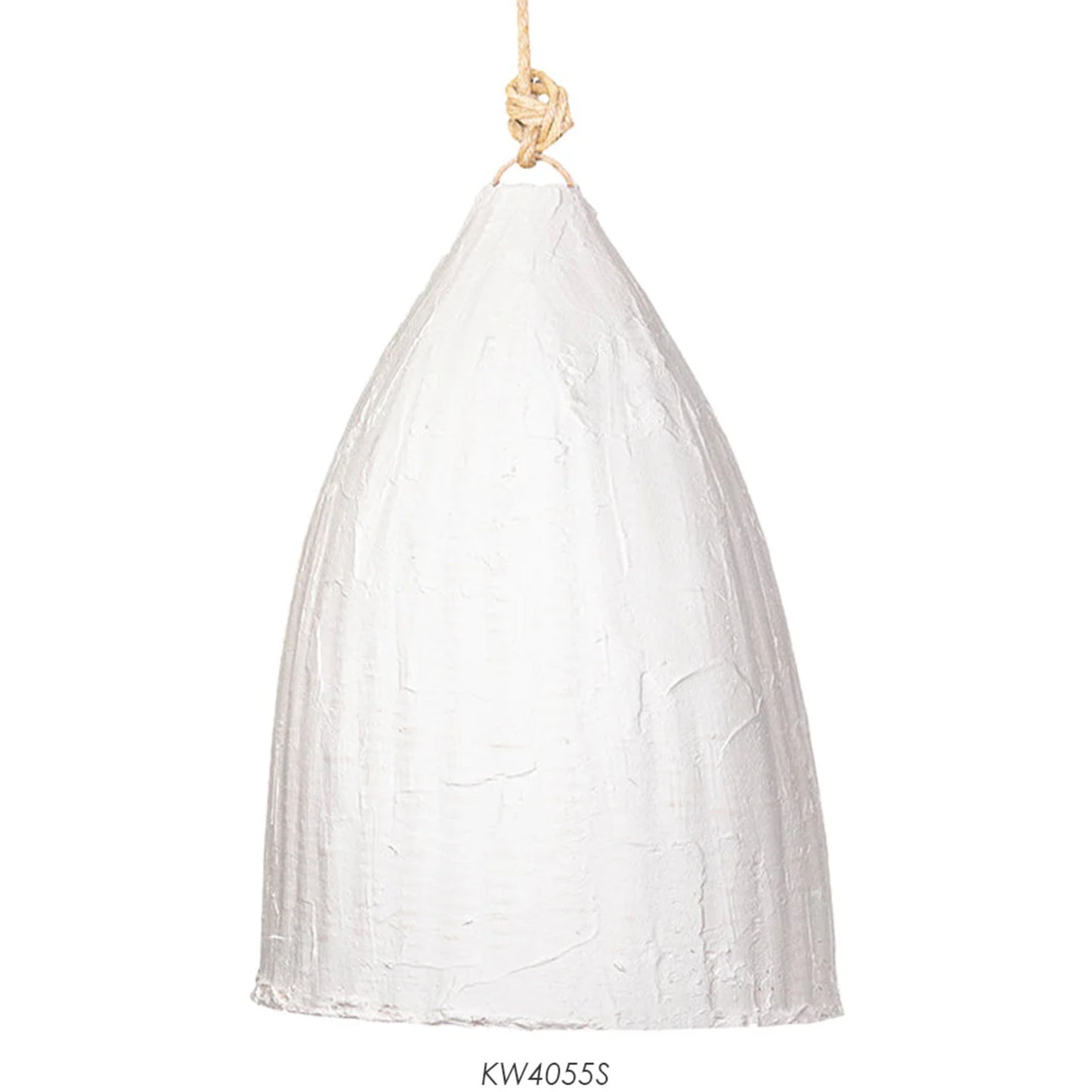 Chege Large Clay Tall Dome Pendant Light Pendant Light Bisque Interiors Small