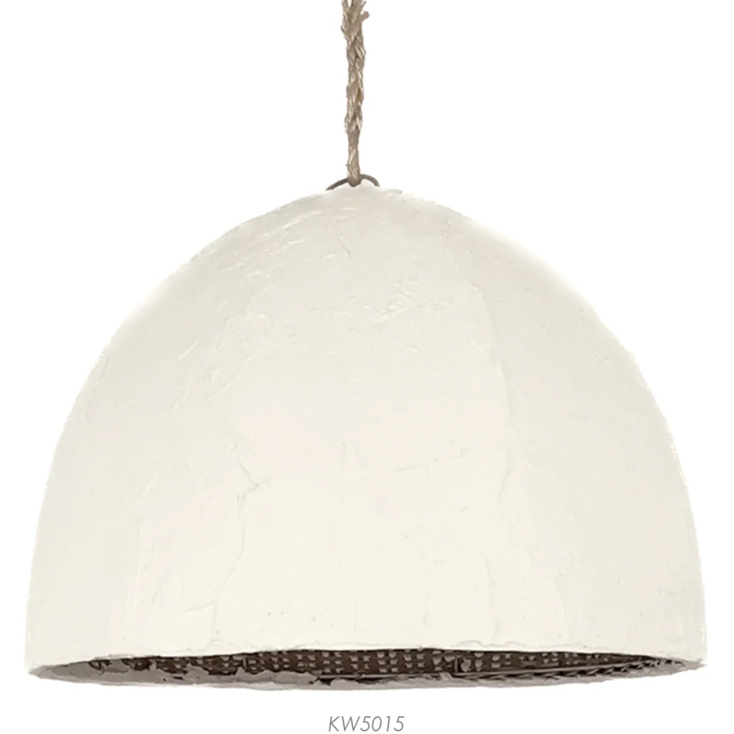 Chinara Small Clay Dome Pendant Light Pendant Light Bisque Interiors Extra Large