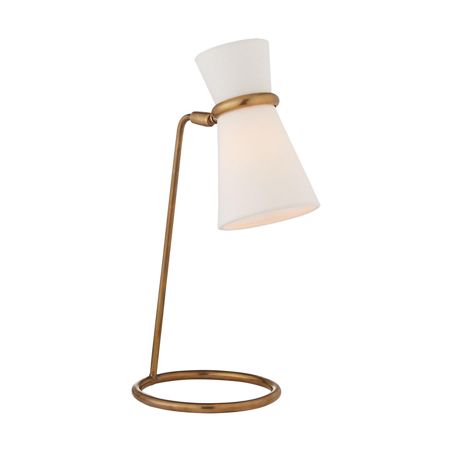 AERIN Clarkson Linen Table Lamp - Brass and Black Table Lamp Bloomingdales Lighting Brass