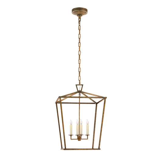 Chapman & Myers Darlana Medium Lantern Light Pendant Light Bloomingdales Lighting Gilded Iron