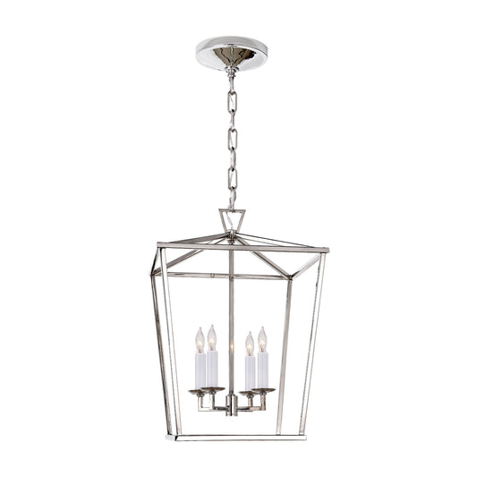 E. F. Chapman Darlana Small Lantern Pendant Light - Polished Nickel Pendant Light Bloomingdales Lighting Polished Nickel