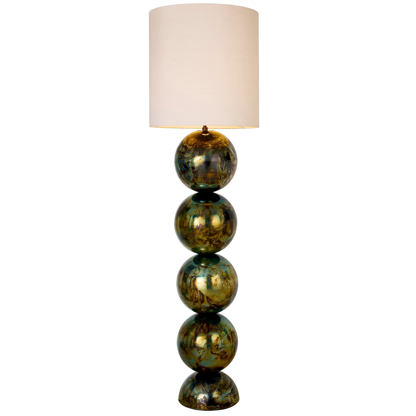 Engelbert de Wit Delft Sphere Oxidised Floor Lamp Floor Lamp Bloomingdales Lighting Black Silver