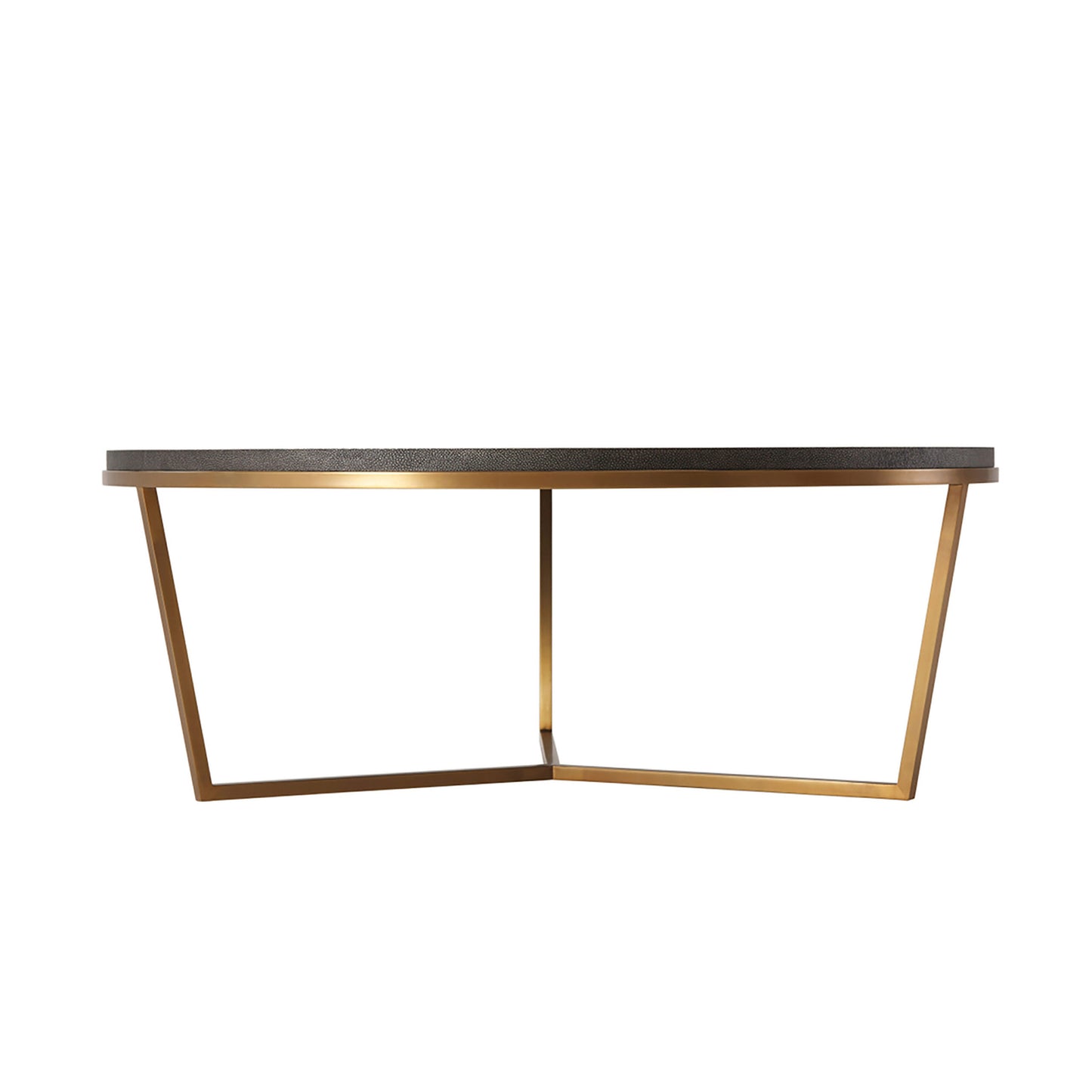 TA Studio Fisher Large Round Tempest Shagreen Coffee Table Coffee Table Bloomingdales