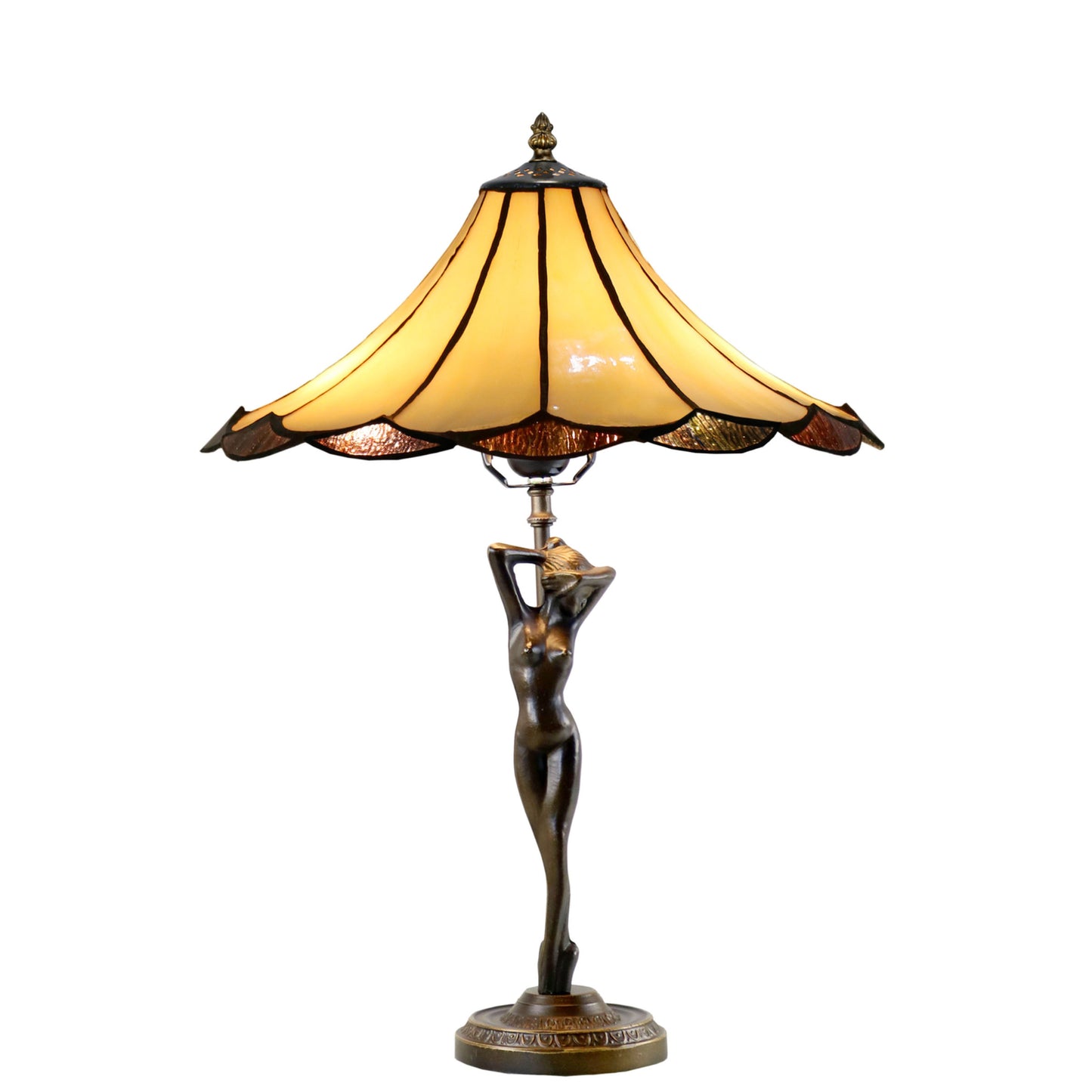 Florence Stained Glass Table Lamp Table Lamp G&G Bros