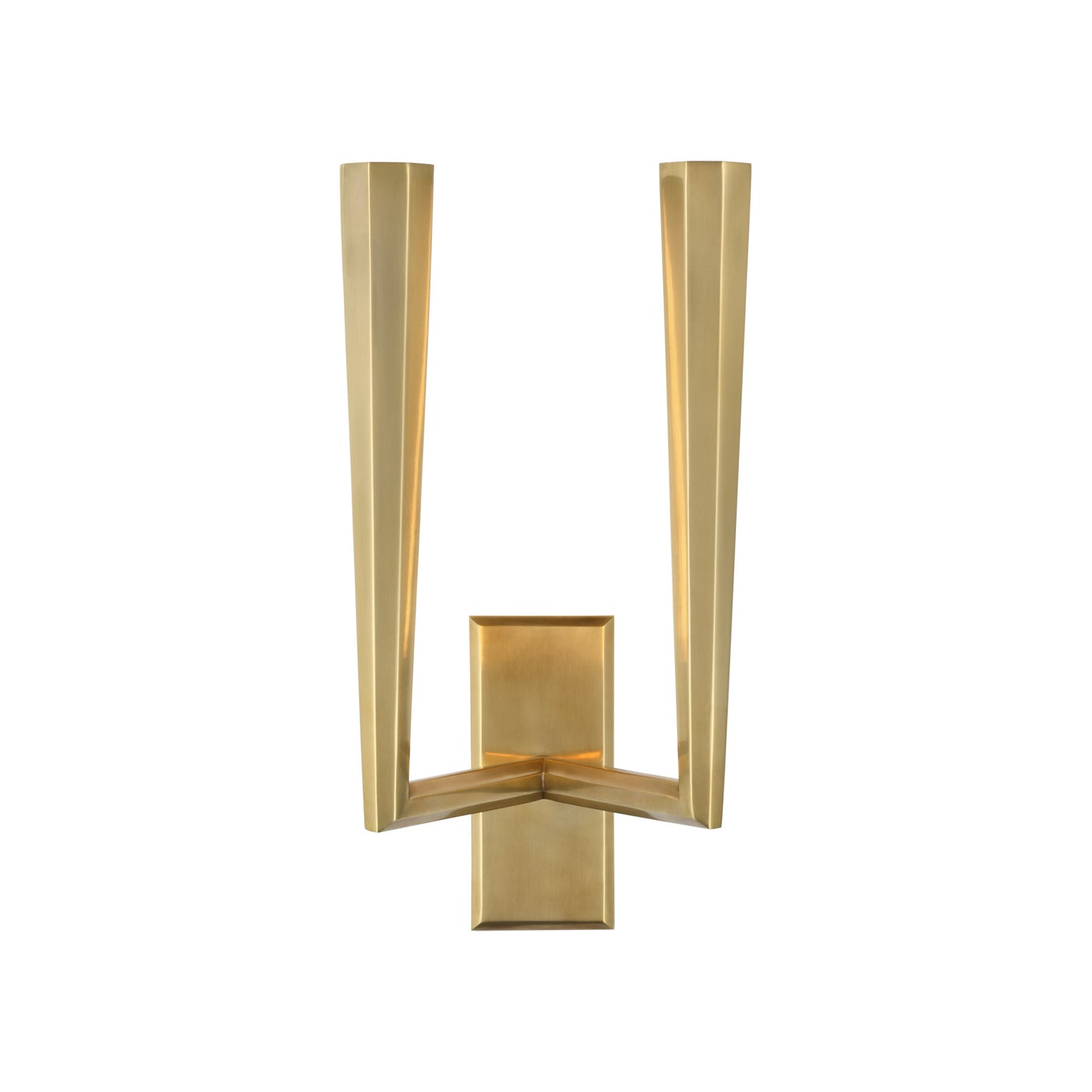 Thomas O'Brien Galahad Double Tall Wall Sconce - Brass Wall Light Bloomingdales Lighting Brass Double