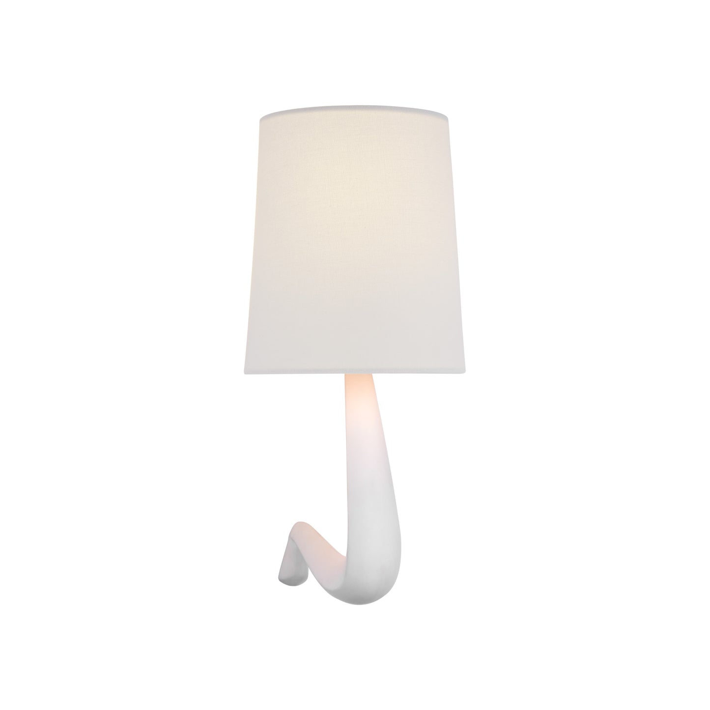 AERIN Gaya Medium Linen Wall Sconce - Plaster White Wall Light Bloomingdales Lighting White