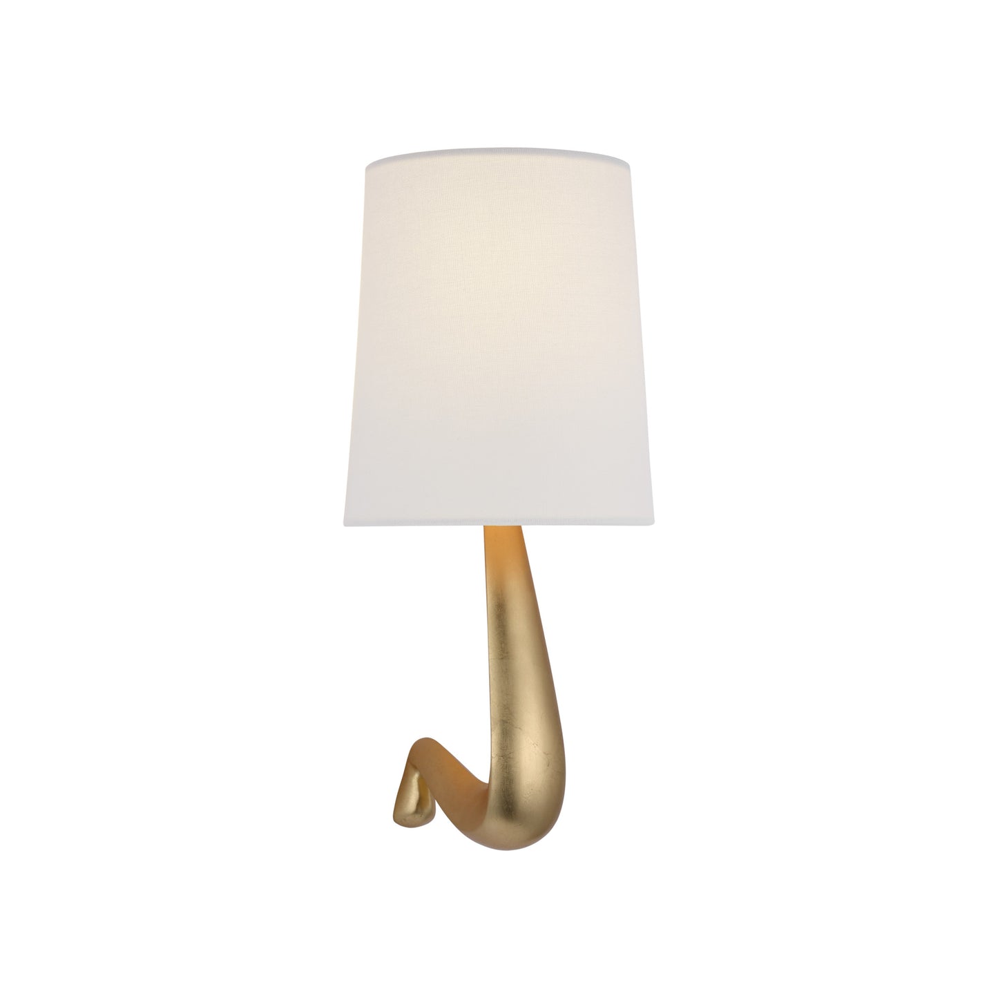AERIN Gaya Medium Linen Wall Sconce - Burnished Silver Wall Light Bloomingdales Lighting Gild