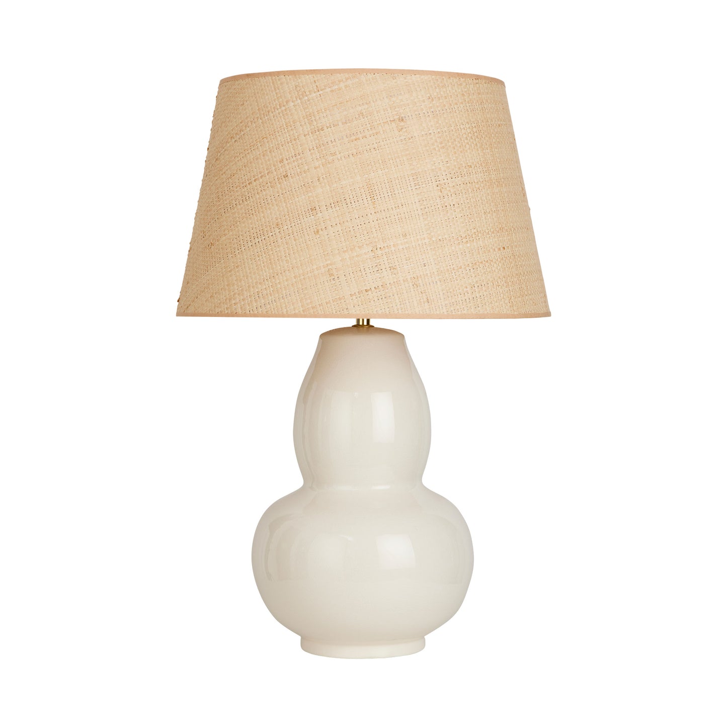 Gourd Small Table Lamp - Pink Table Lamp Bloomingdales Lighting Ivory New Coconut Linen