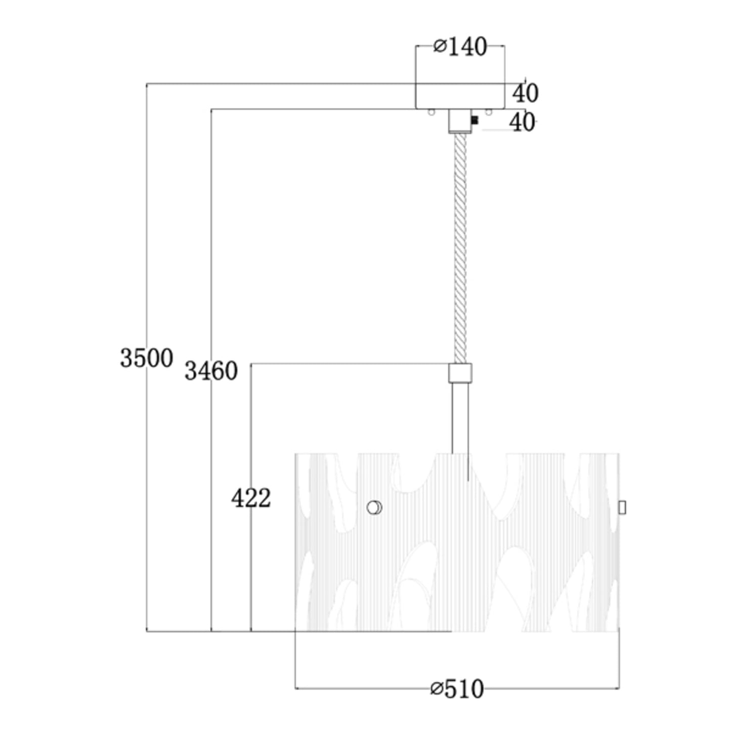 HOPI Medieval Rustic Large Drum Wood Pendant Light - Weathered Grey Pendant Light CLA Lighting