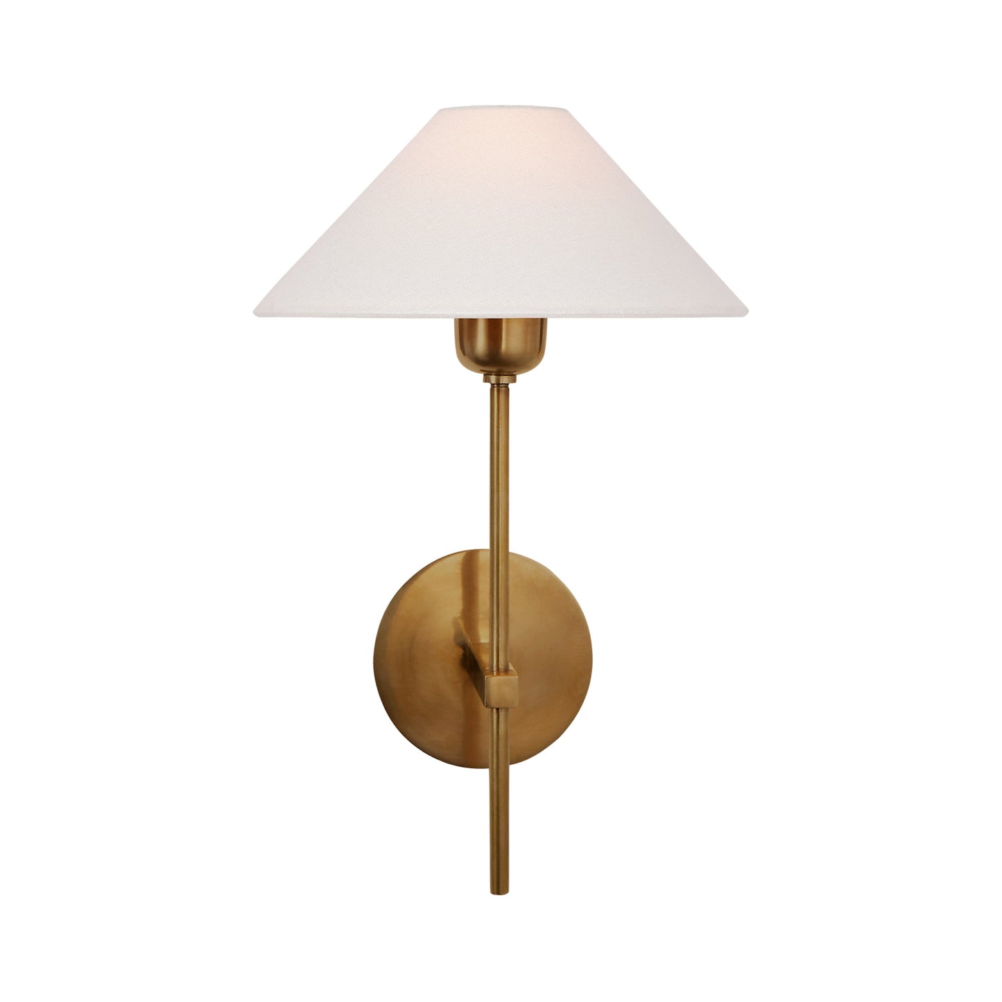 J. Randall Powers Hackney Single Linen Wall Sconce Wall Light Bloomingdales Lighting Brass