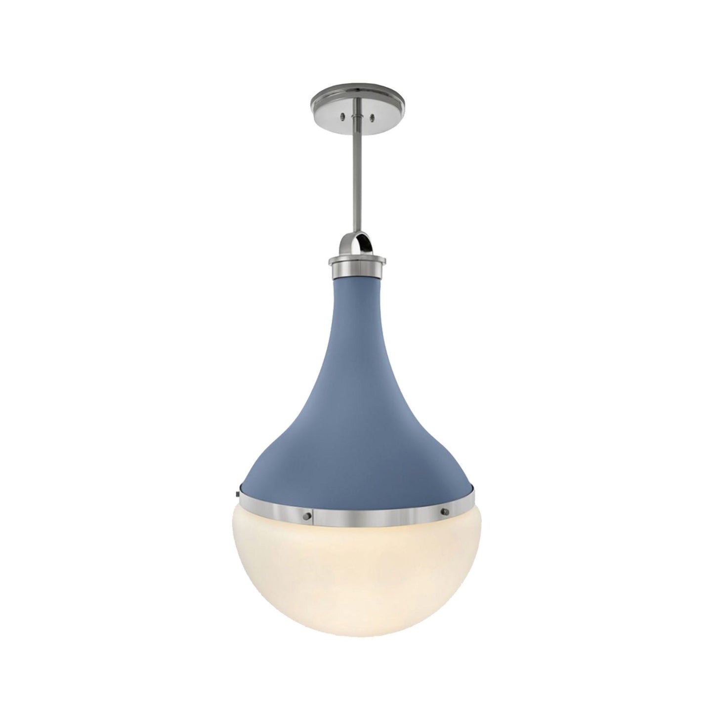 Urban Electric Co. Harford Hewn Brass & Black Hang Pendant Light Pendant Light Bloomingdales Lighting Blue